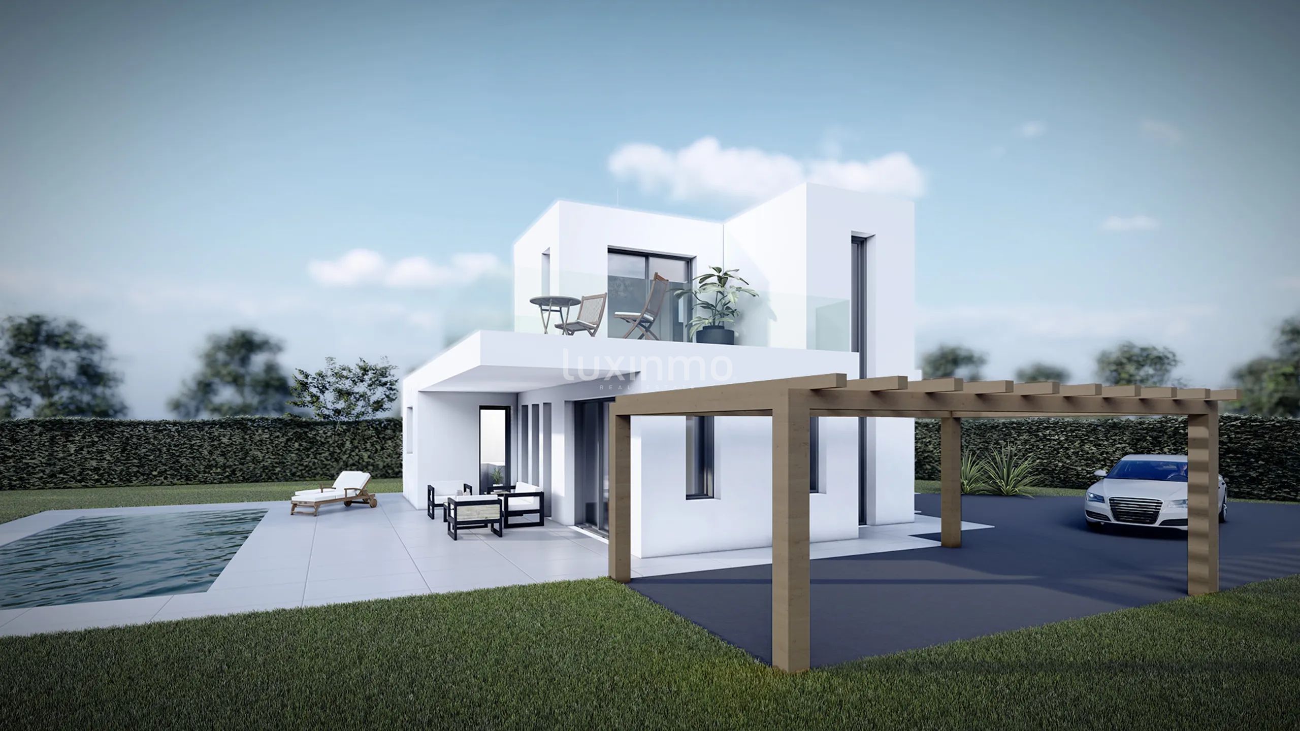 Medelhavshus och modernt hus med privat pool i Calpe — photo 2