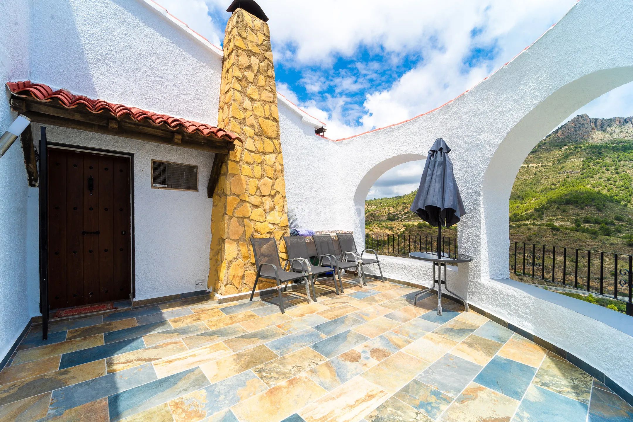 Charming colonial house with panoramic sea views in Calpe — photo 16