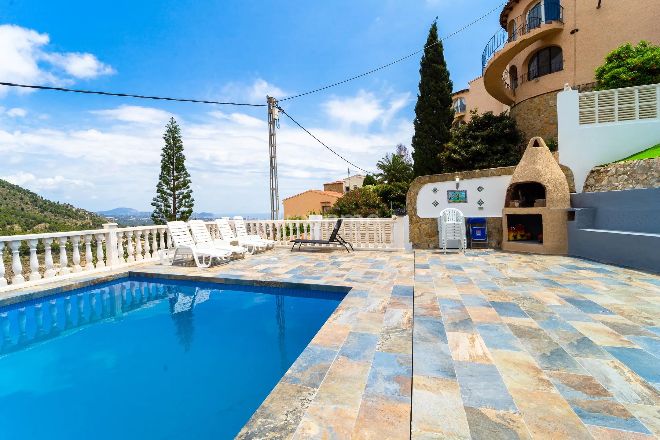 Charming colonial house with panoramic sea views in Calpe — photo 52