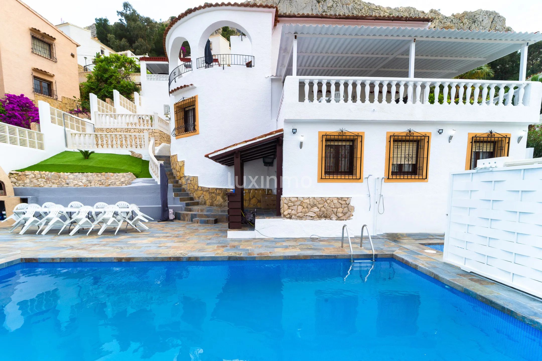 Charming colonial house with panoramic sea views in Calpe — photo 2