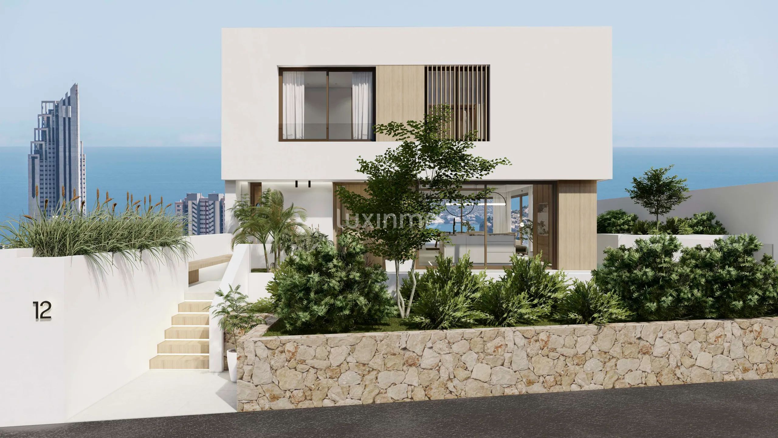 Stunning modern 3-bedroom detached house with sea views in Finestrat — photo 1