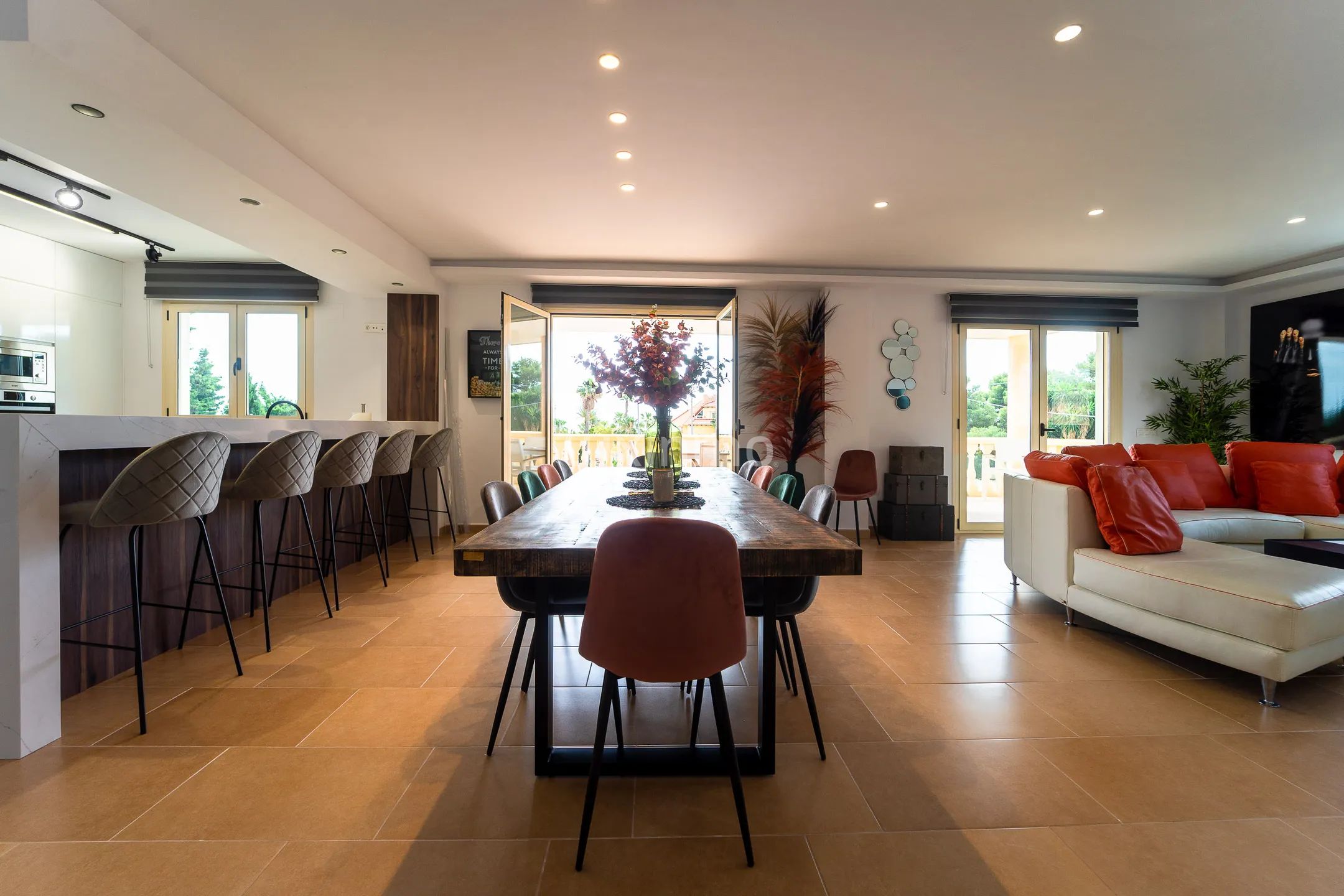 Luxurious colonial villa with sea views in Canuta, Calpe — photo 14