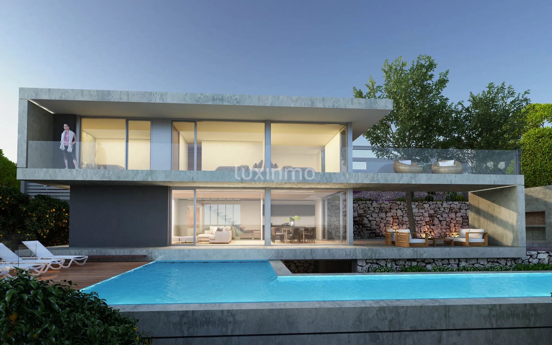 Modern villa overlooking the town of Calpe — photo 1