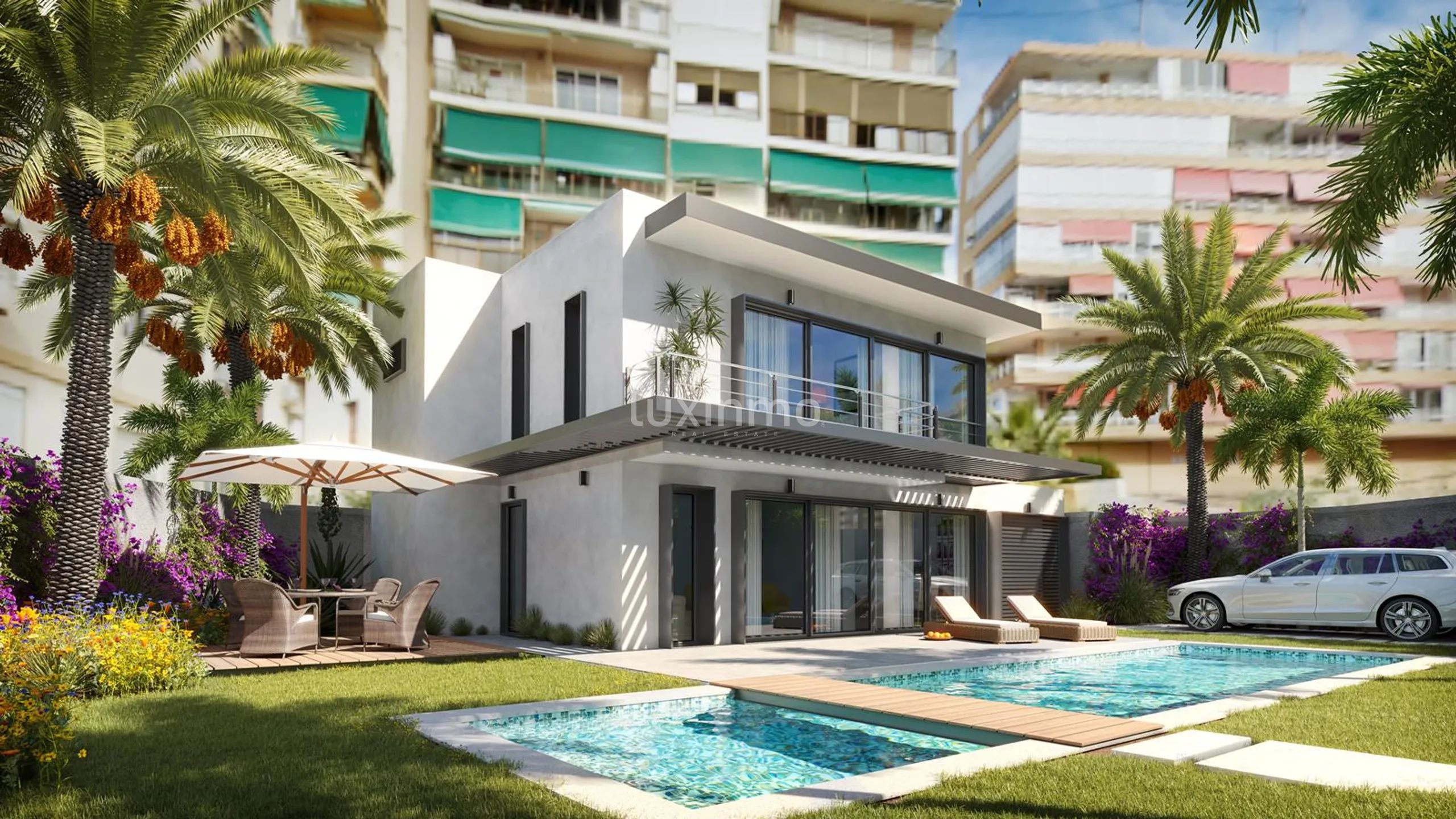 Beeindruckende Villa mit 3 Schlafzimmern am Strand von Campello Beach — photo 1
