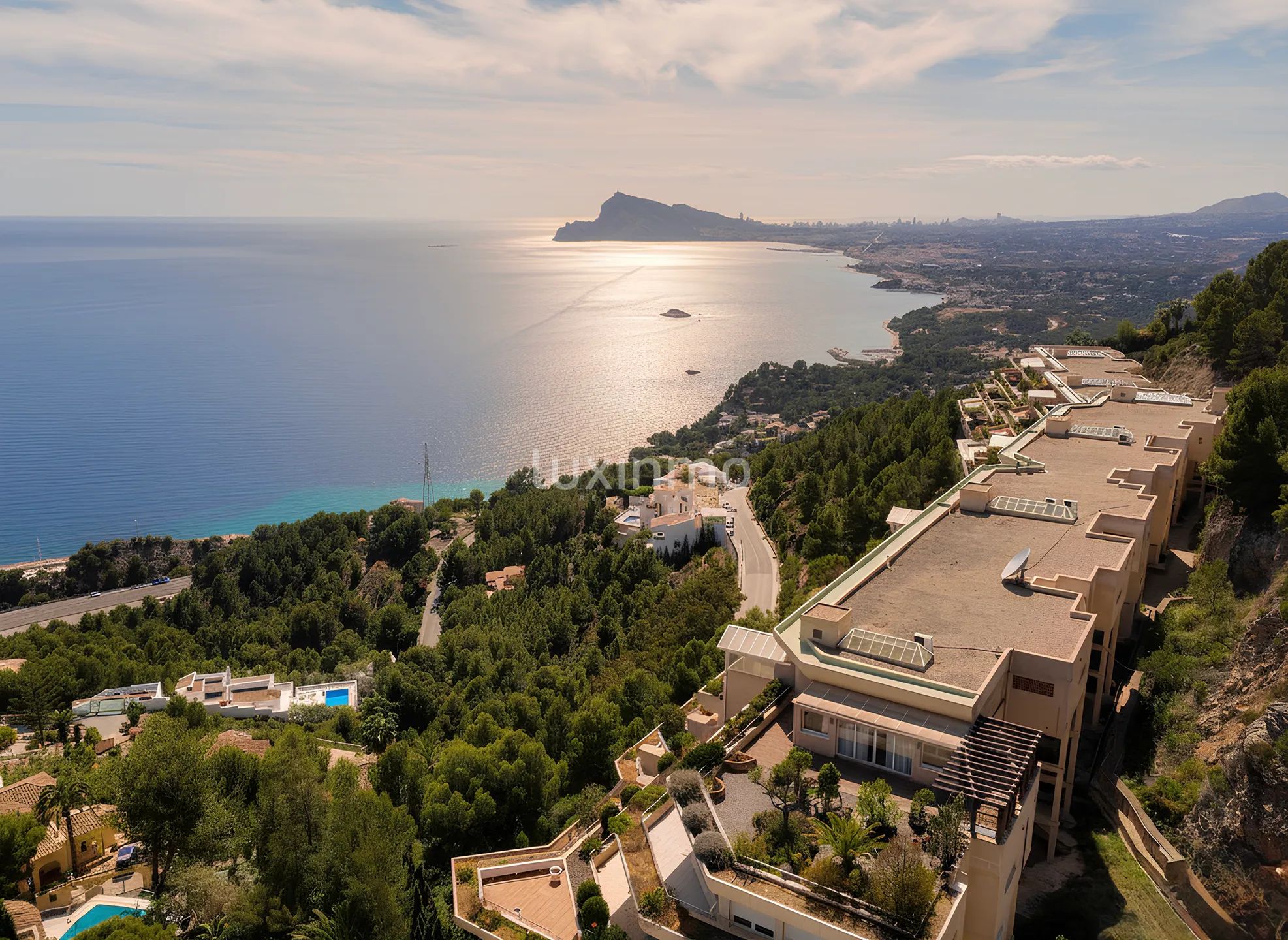 Atemberaubende 4-Zimmer-Wohnung mit unglaublicher Aussicht in Altea Hills