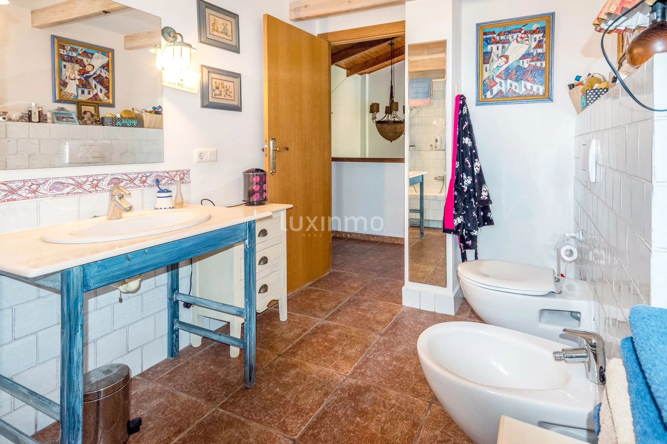 Charming rustic house with breathtaking views of the sea and mountains in La Nucia — photo 25