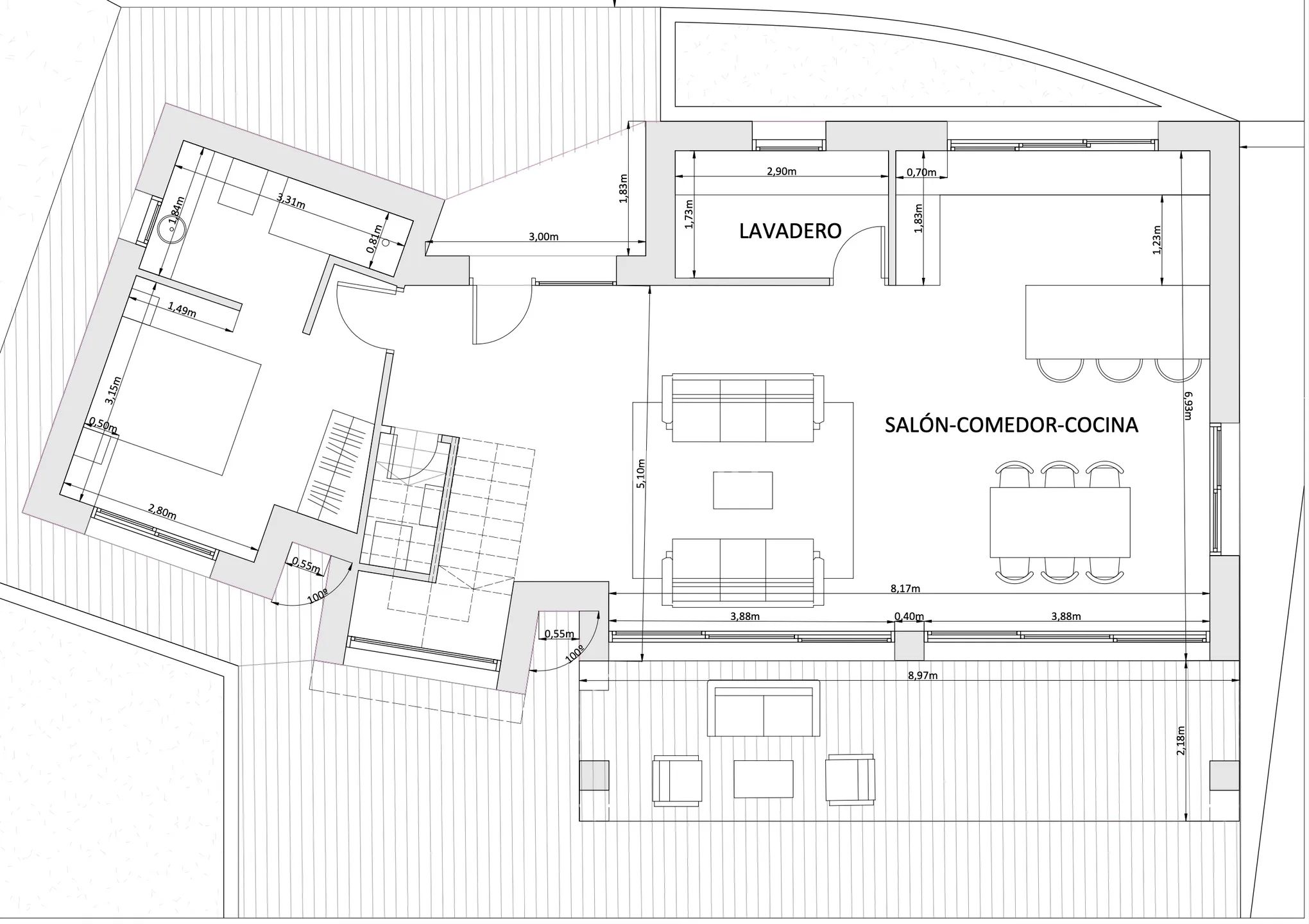 Modern detached house with private pool and garden in Calpe — Floor Plan 3