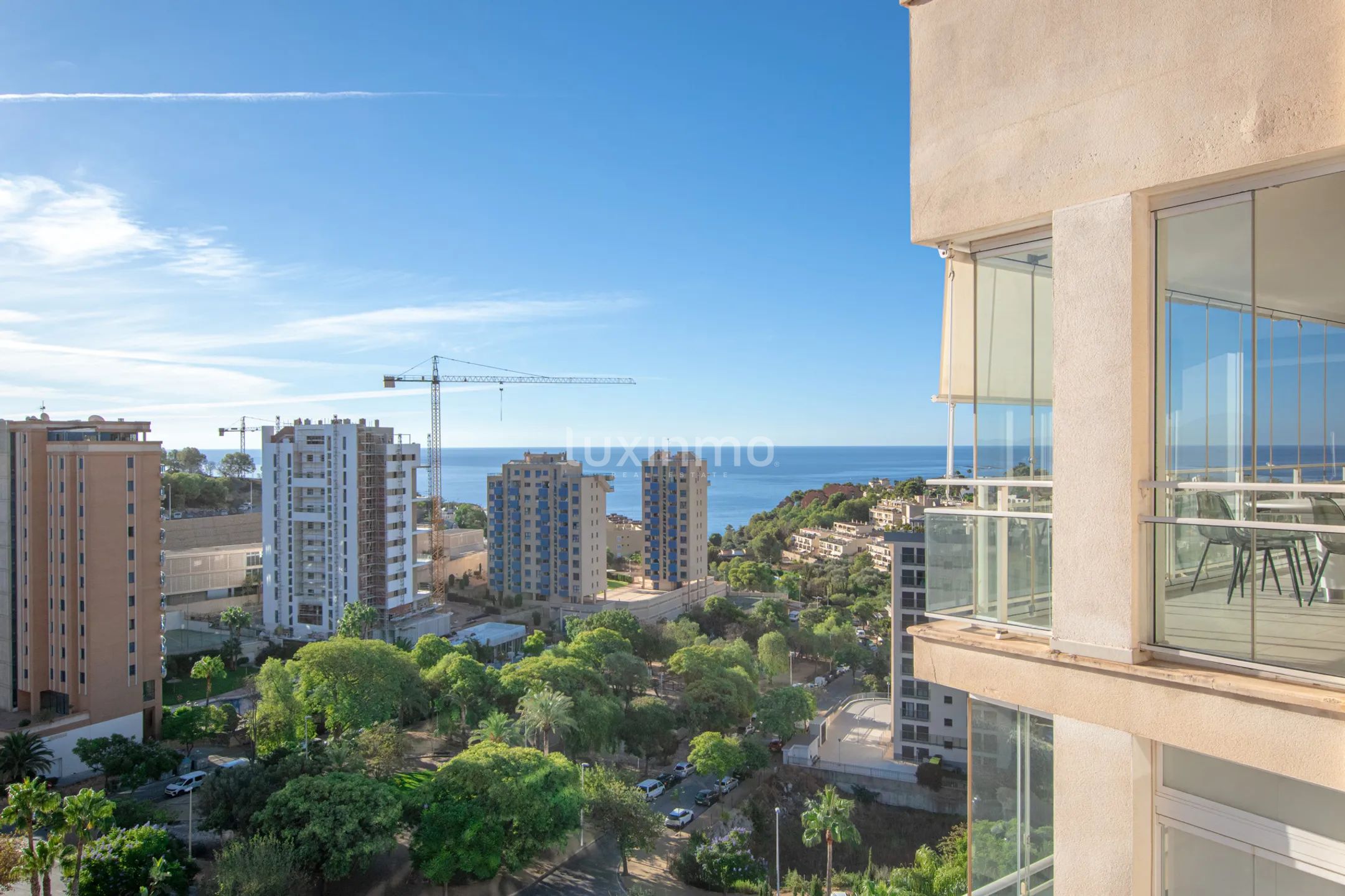 Penthouse with sea views for long term rent in Calpe