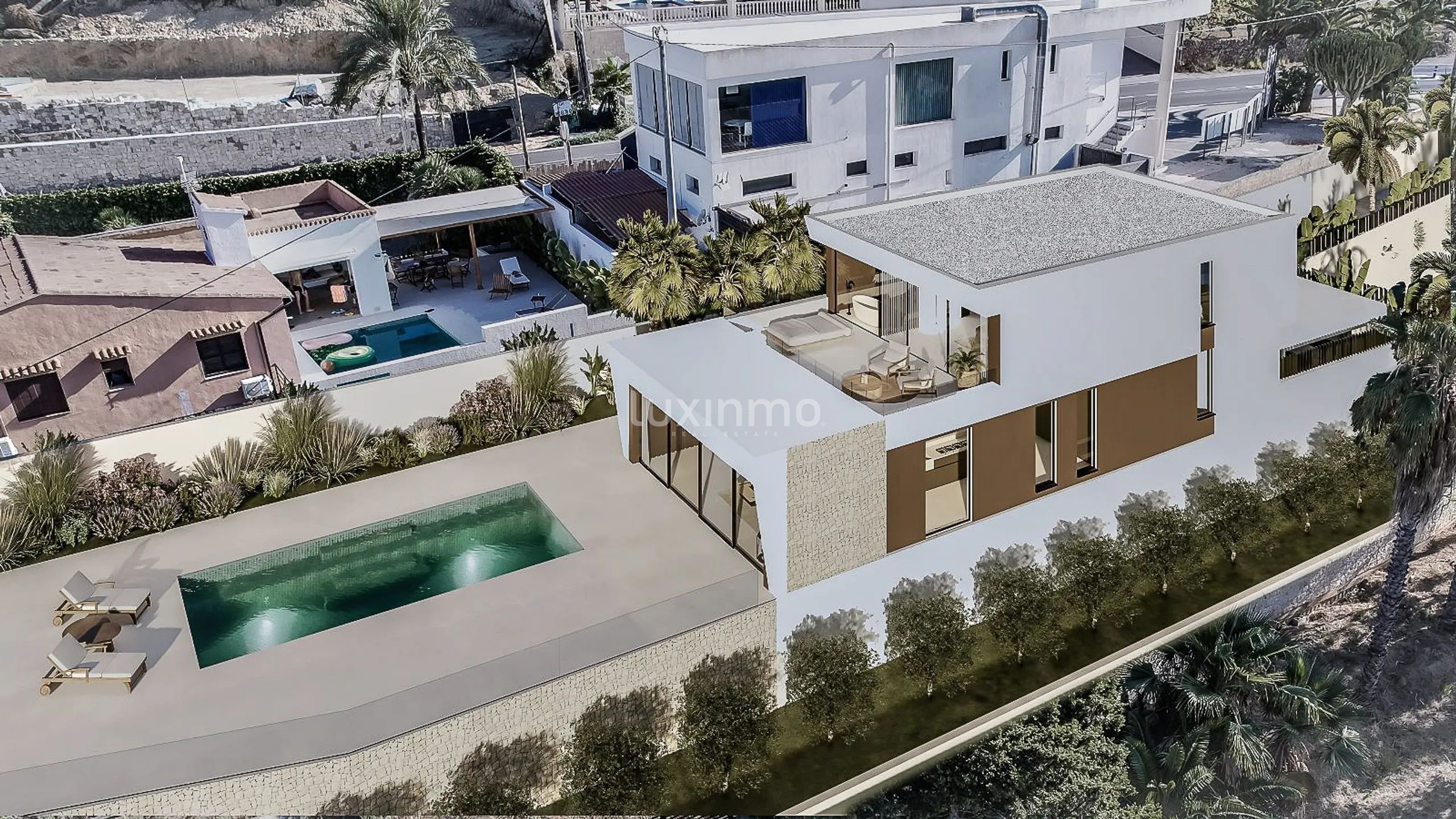 Luxurious modern house with sea views in La Fustera — photo 20