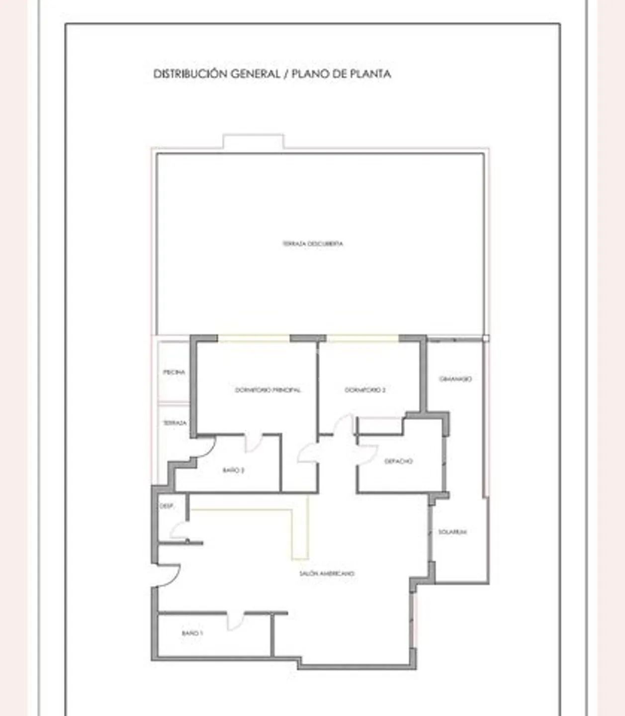 Te koop penthouse in Cala de Finestrat met uitzicht op zee — Floor Plan 1