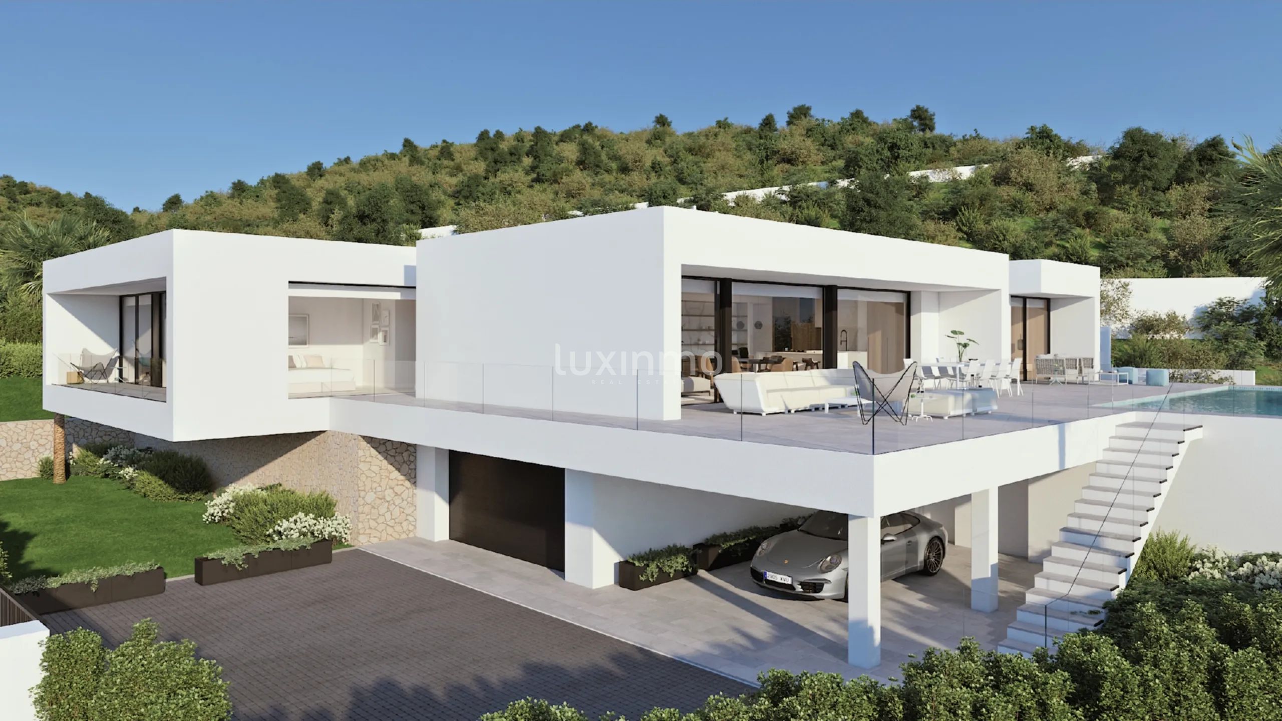 Modern villa with sea view at Cumbre del Sol, Benitachell — photo 2