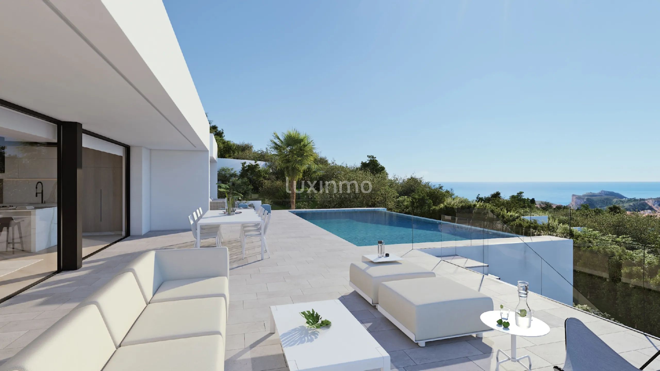 Modern villa with sea view at Cumbre del Sol, Benitachell — photo 1