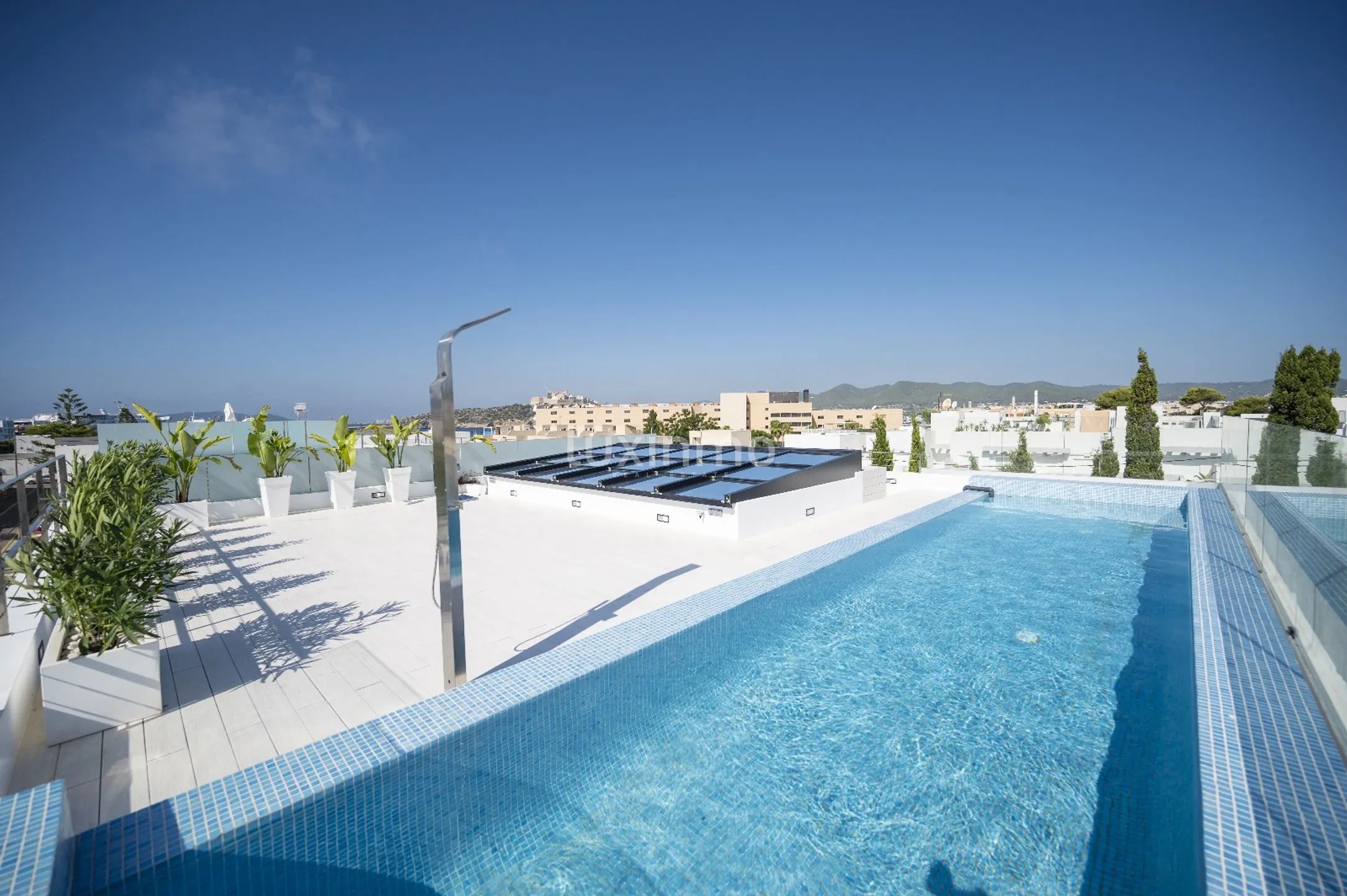 Luxury penthouse with pool and sea views in Eivissa, Ibiza