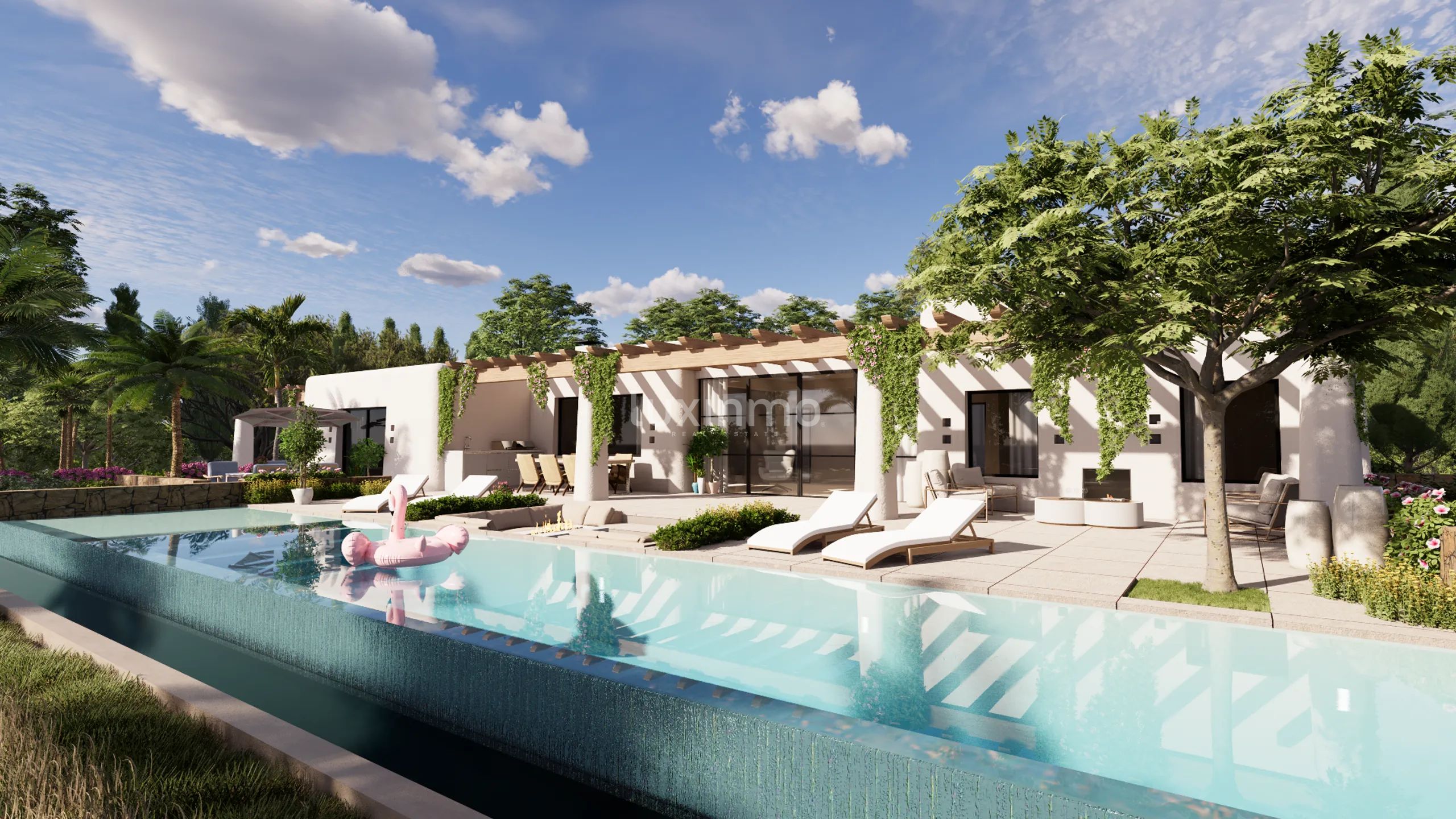 Luksuriøs villa med basseng og fjellutsikt i Santa Gertrudis — photo 1
