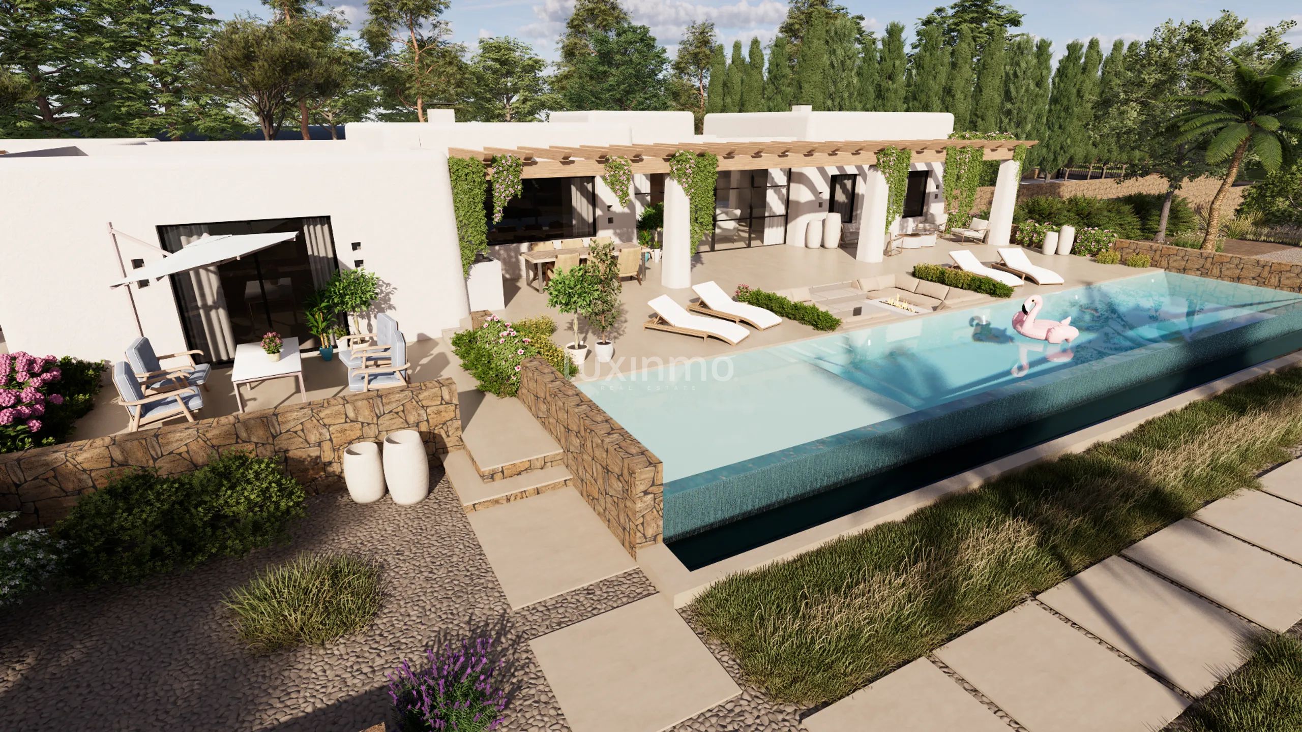 Luksuriøs villa med basseng og fjellutsikt i Santa Gertrudis — photo 5
