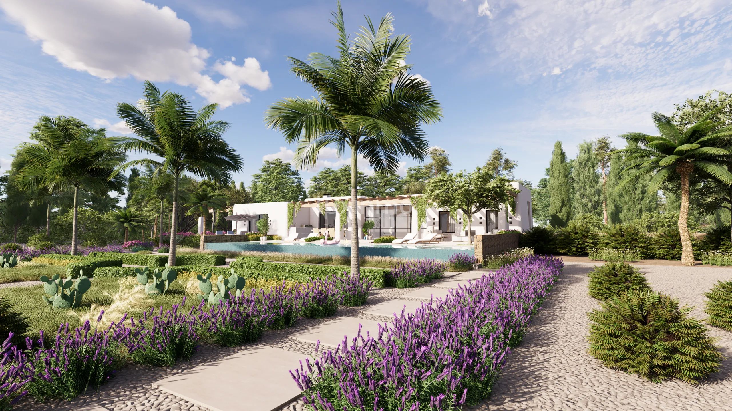 Luksuriøs villa med basseng og fjellutsikt i Santa Gertrudis — photo 7