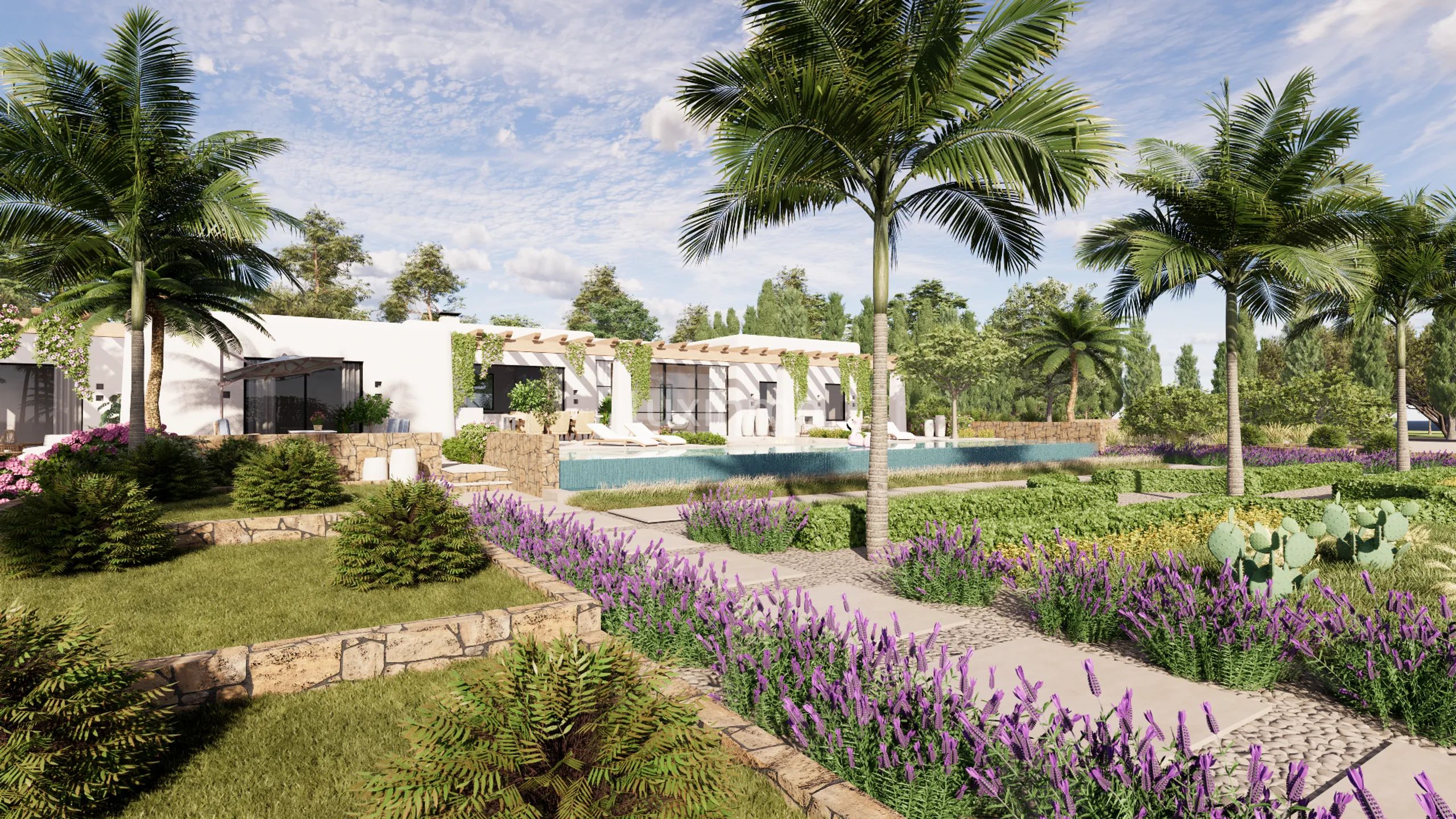 Luksuriøs villa med basseng og fjellutsikt i Santa Gertrudis — photo 11