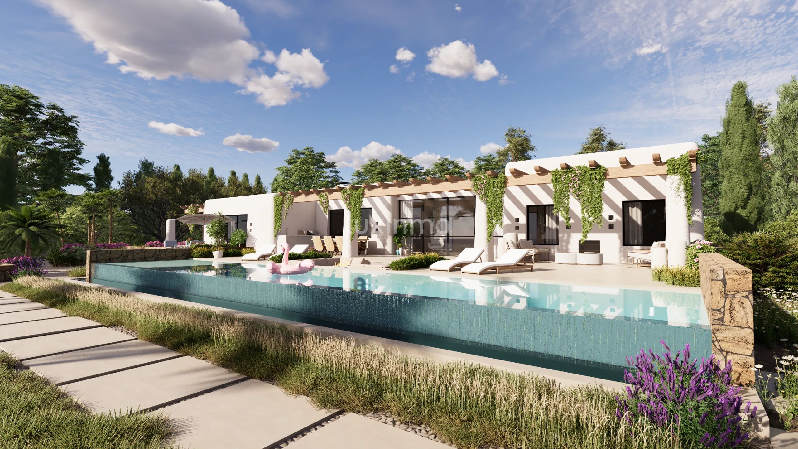 Luksuriøs villa med basseng og fjellutsikt i Santa Gertrudis — photo 13