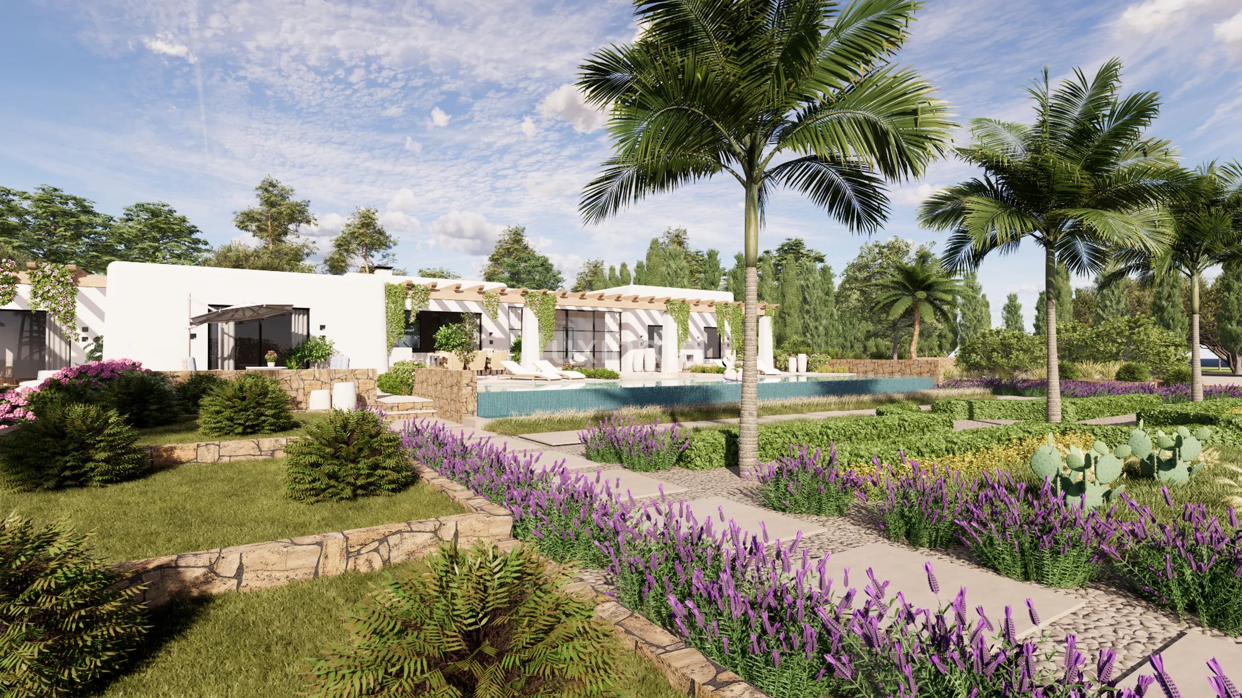 Luxurious villa with pool and mountain views in Santa Gertrudis — photo 15