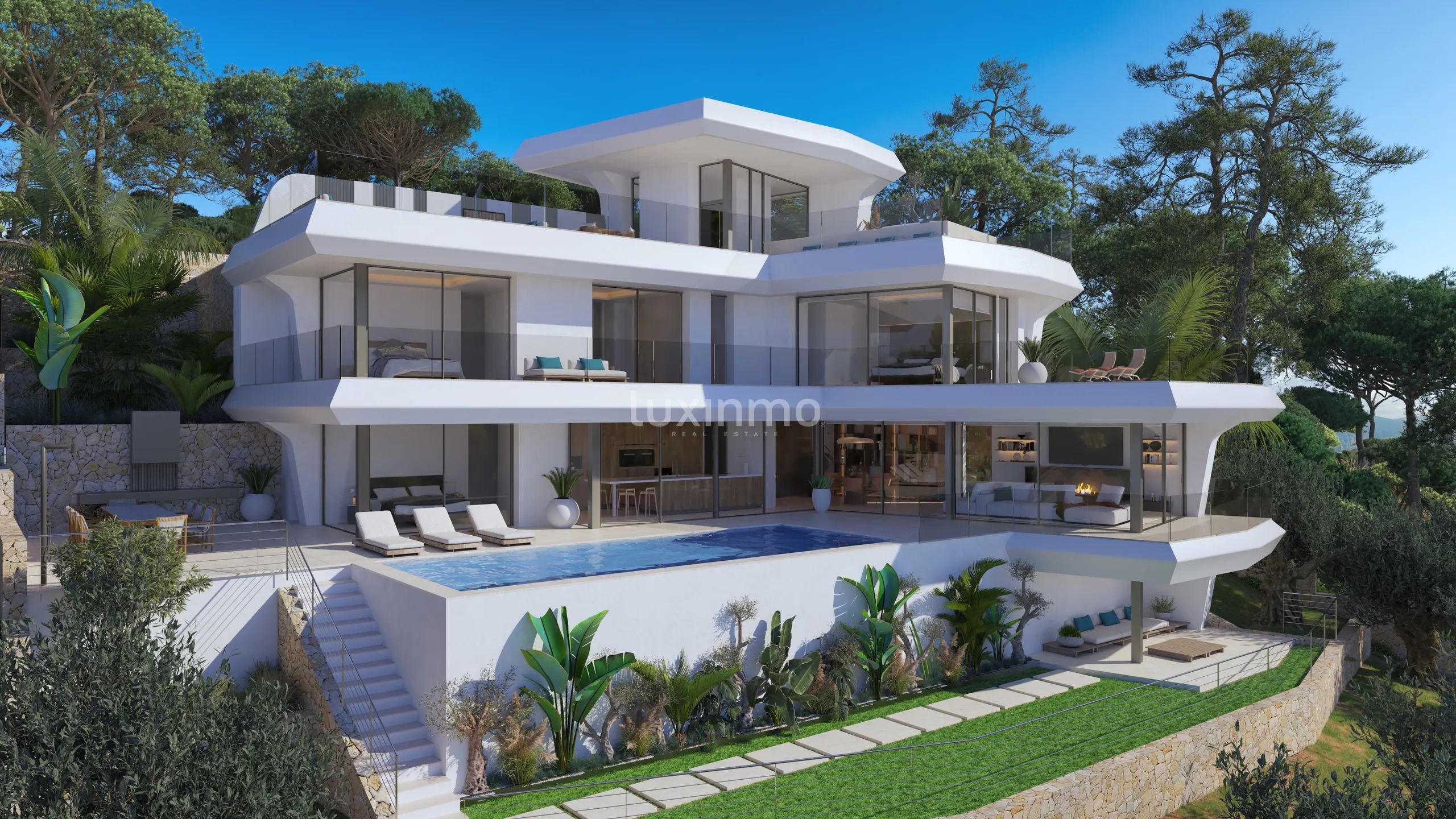 Stunning 4 bedroom detached villa with sea views in Altea — photo 2
