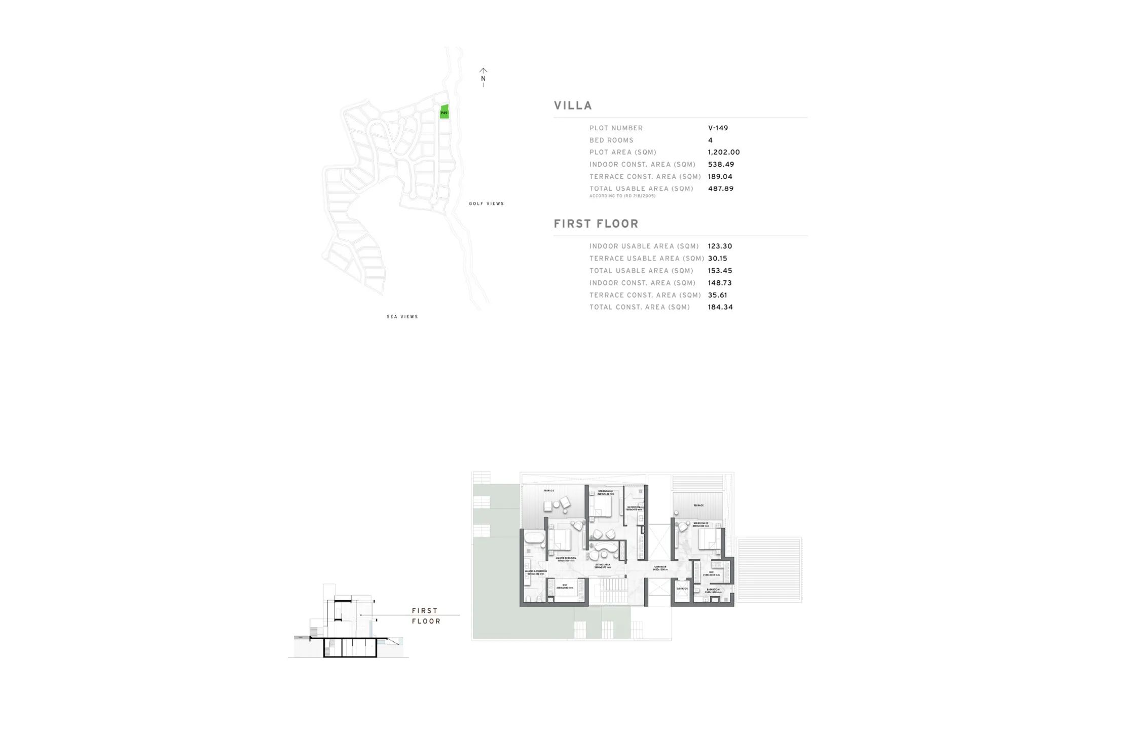 4 Bed Luxury Villa in Benahavís — Floor Plan 2