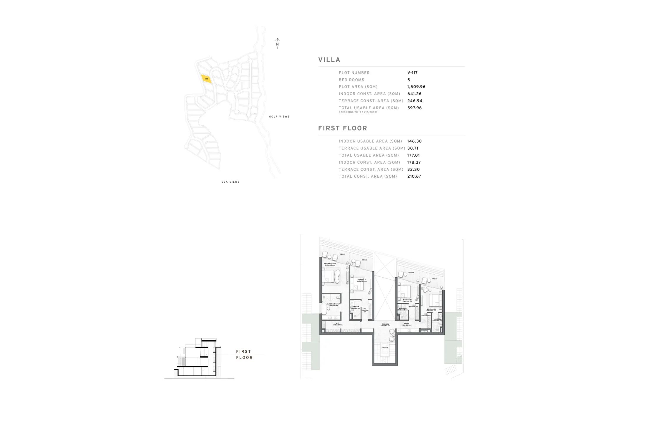 5 Bed Luxury Villa in Benahavís — Floor Plan 2
