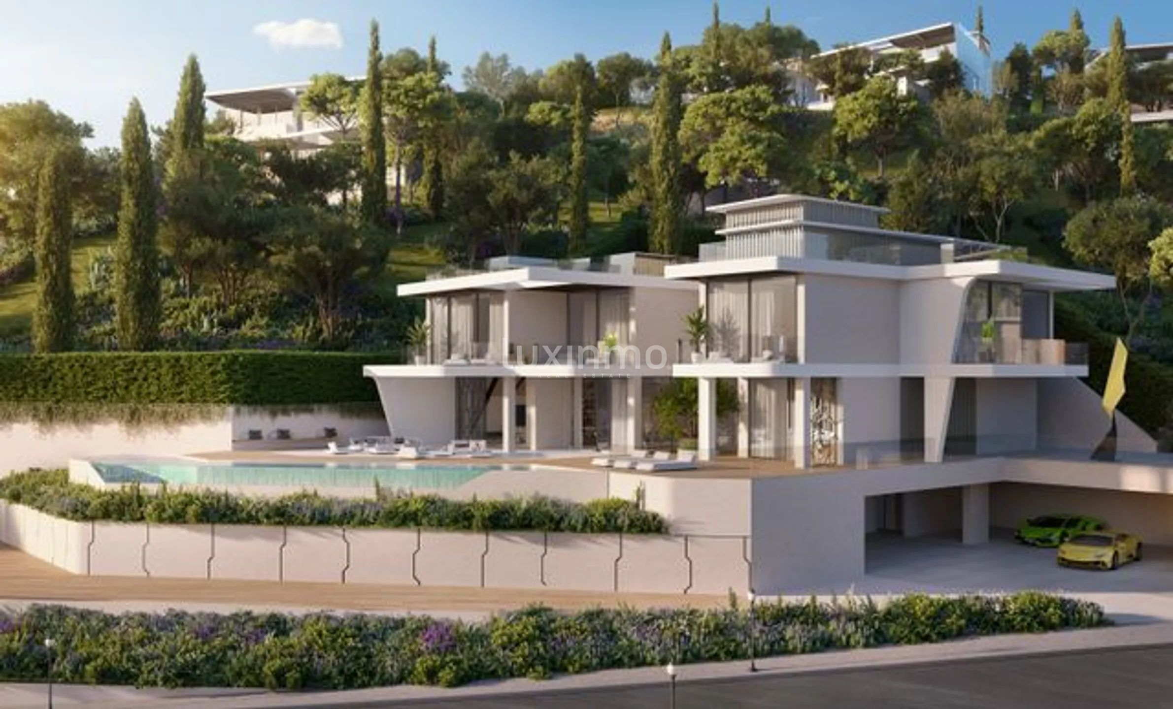 Exclusivo complejo residencial con vistas al mar junto al campo de golf en Benahavis — photo 2