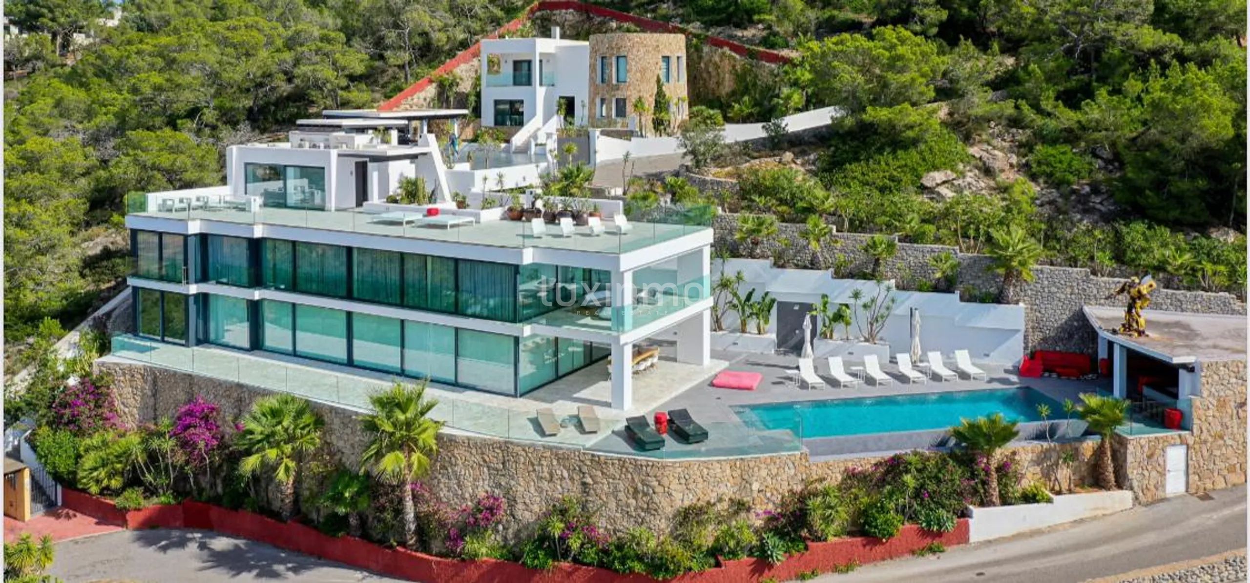 Contamporary Modern Villa With Panoramic Sea Views in Can Pep Simo - Ibiza