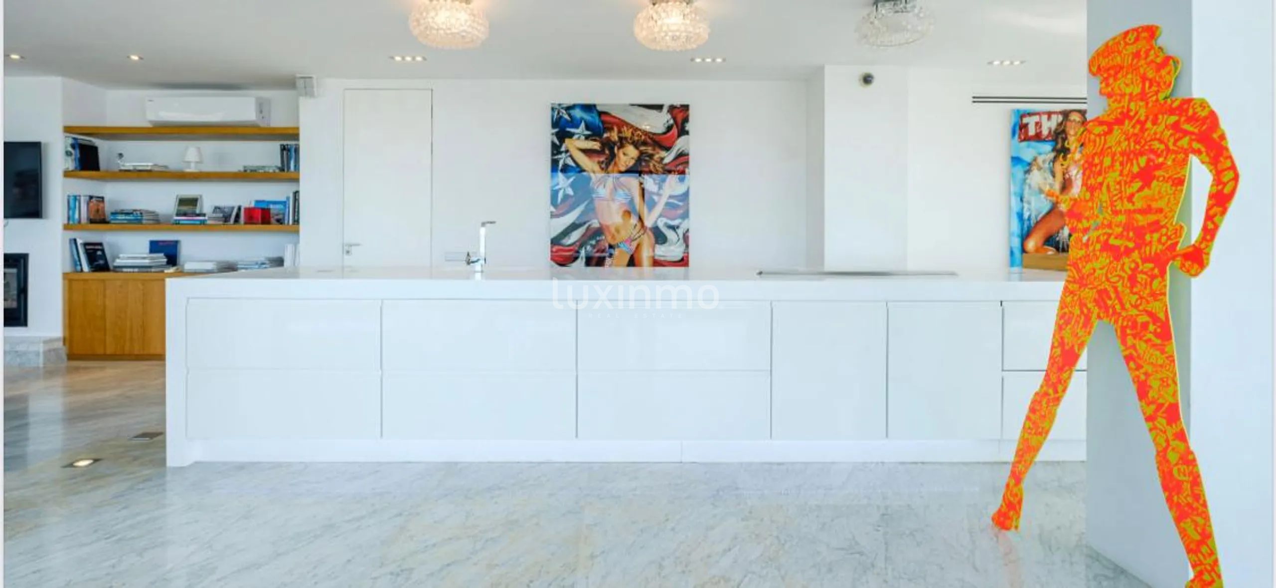 Villa moderne contemporaine avec vue panoramique sur la mer à Can Pep Simo - Ibiza — photo 44