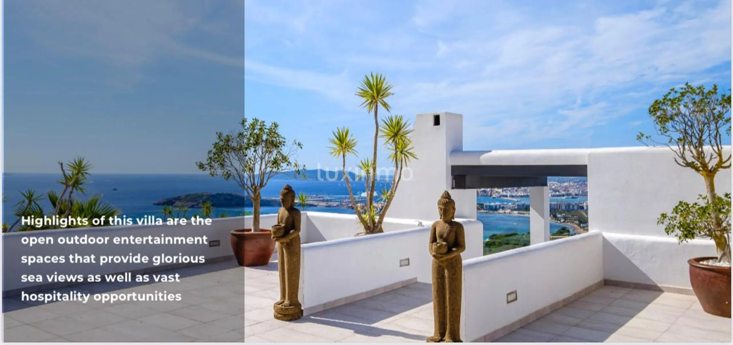 Villa moderne contemporaine avec vue panoramique sur la mer à Can Pep Simo - Ibiza — photo 14