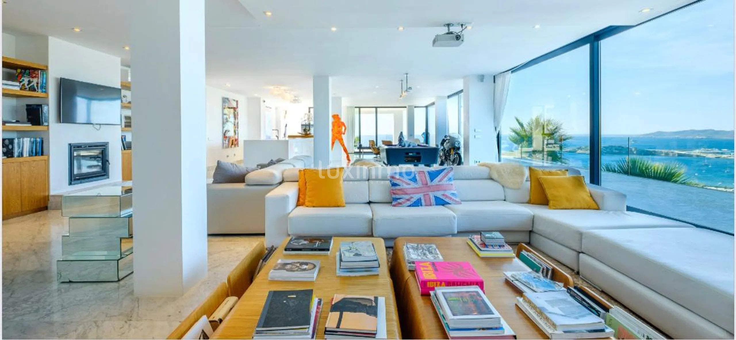 Villa moderne contemporaine avec vue panoramique sur la mer à Can Pep Simo - Ibiza — photo 41