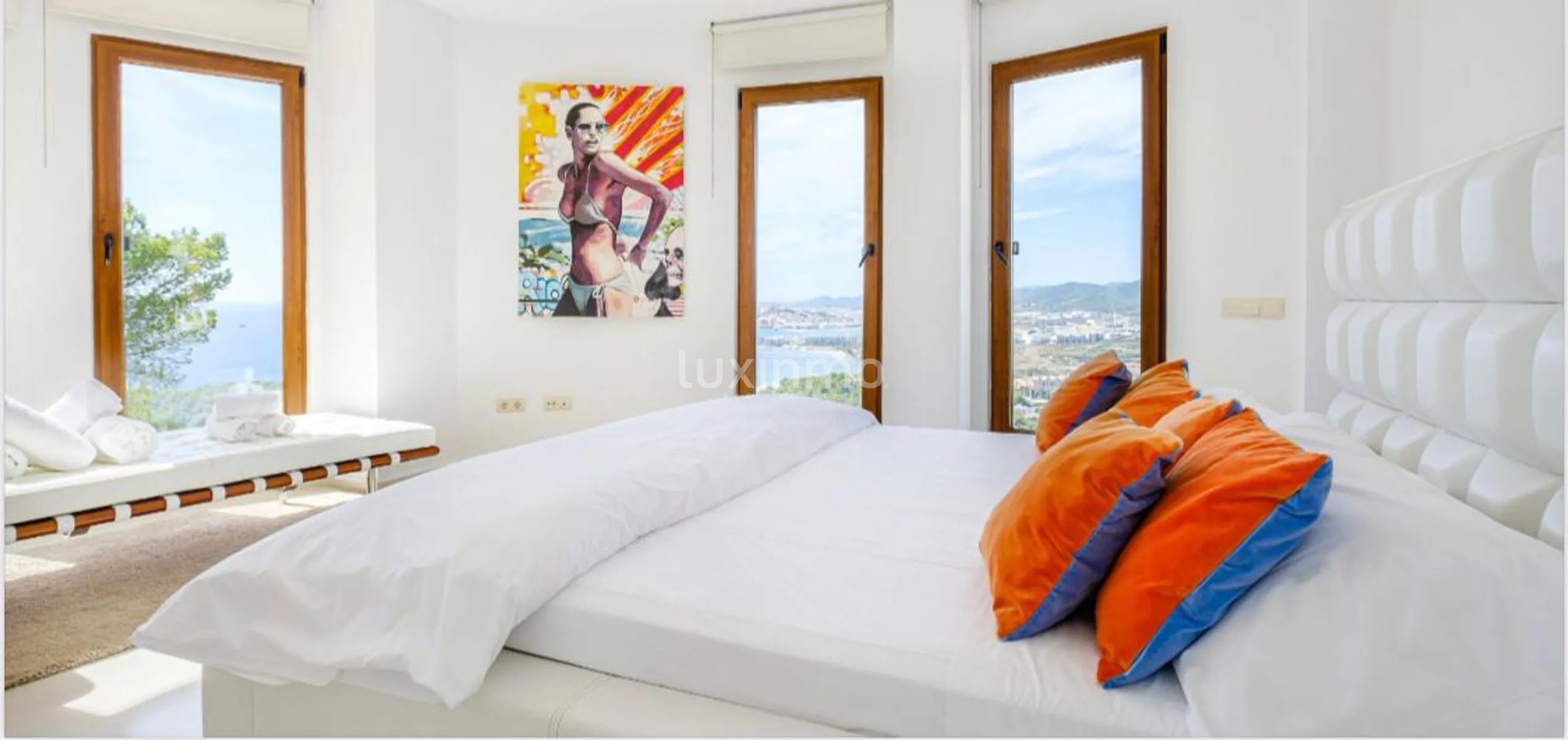 Villa moderne contemporaine avec vue panoramique sur la mer à Can Pep Simo - Ibiza — photo 23