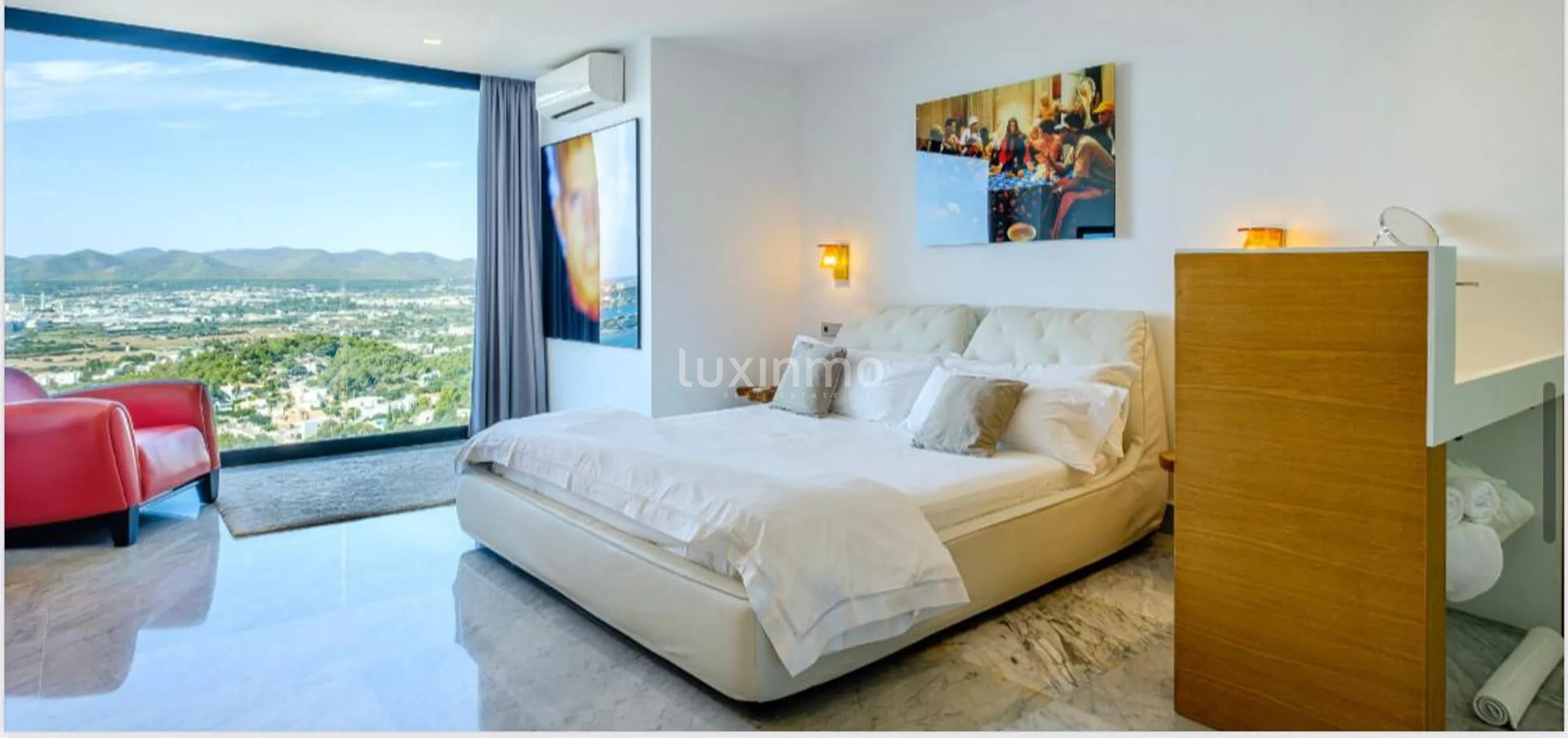 Villa moderne contemporaine avec vue panoramique sur la mer à Can Pep Simo - Ibiza — photo 34