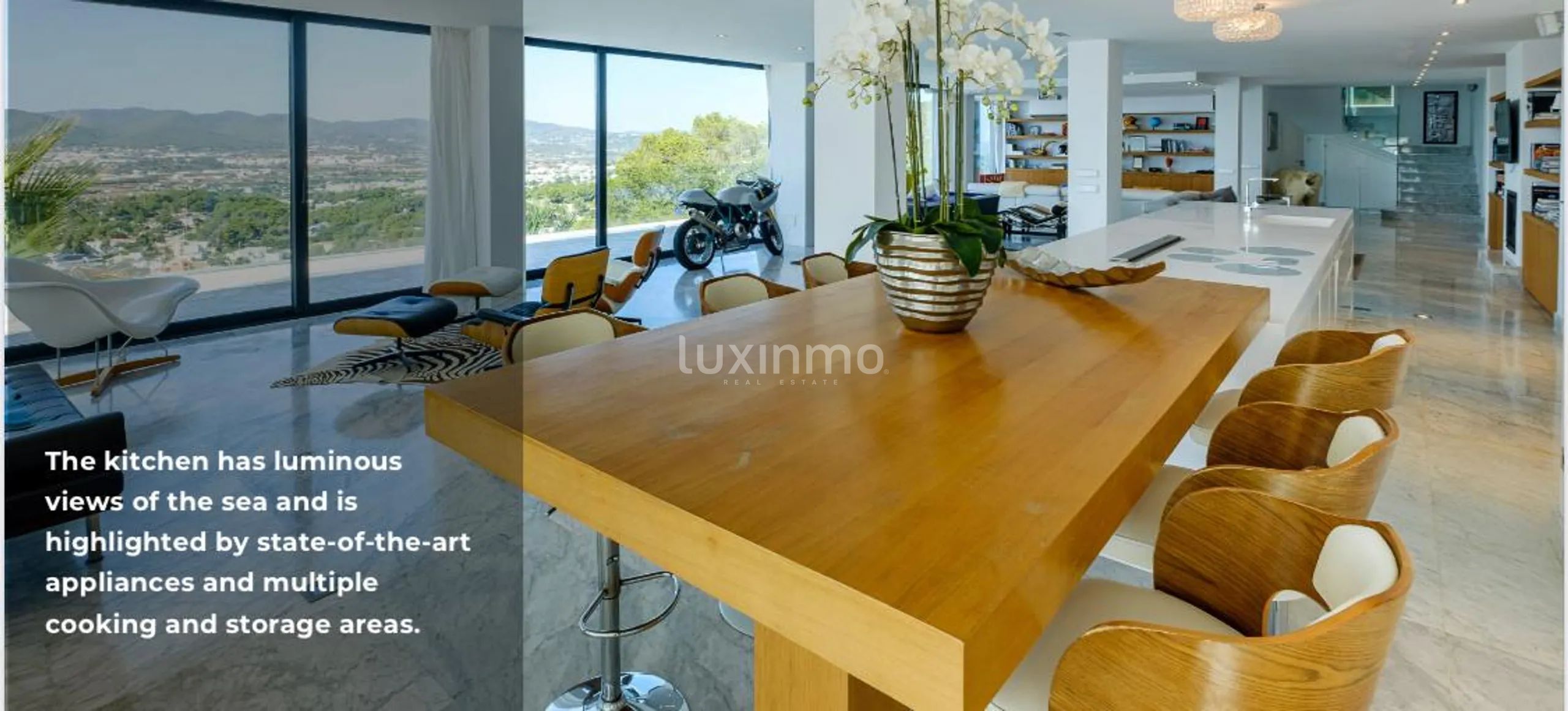 Villa moderne contemporaine avec vue panoramique sur la mer à Can Pep Simo - Ibiza — photo 10