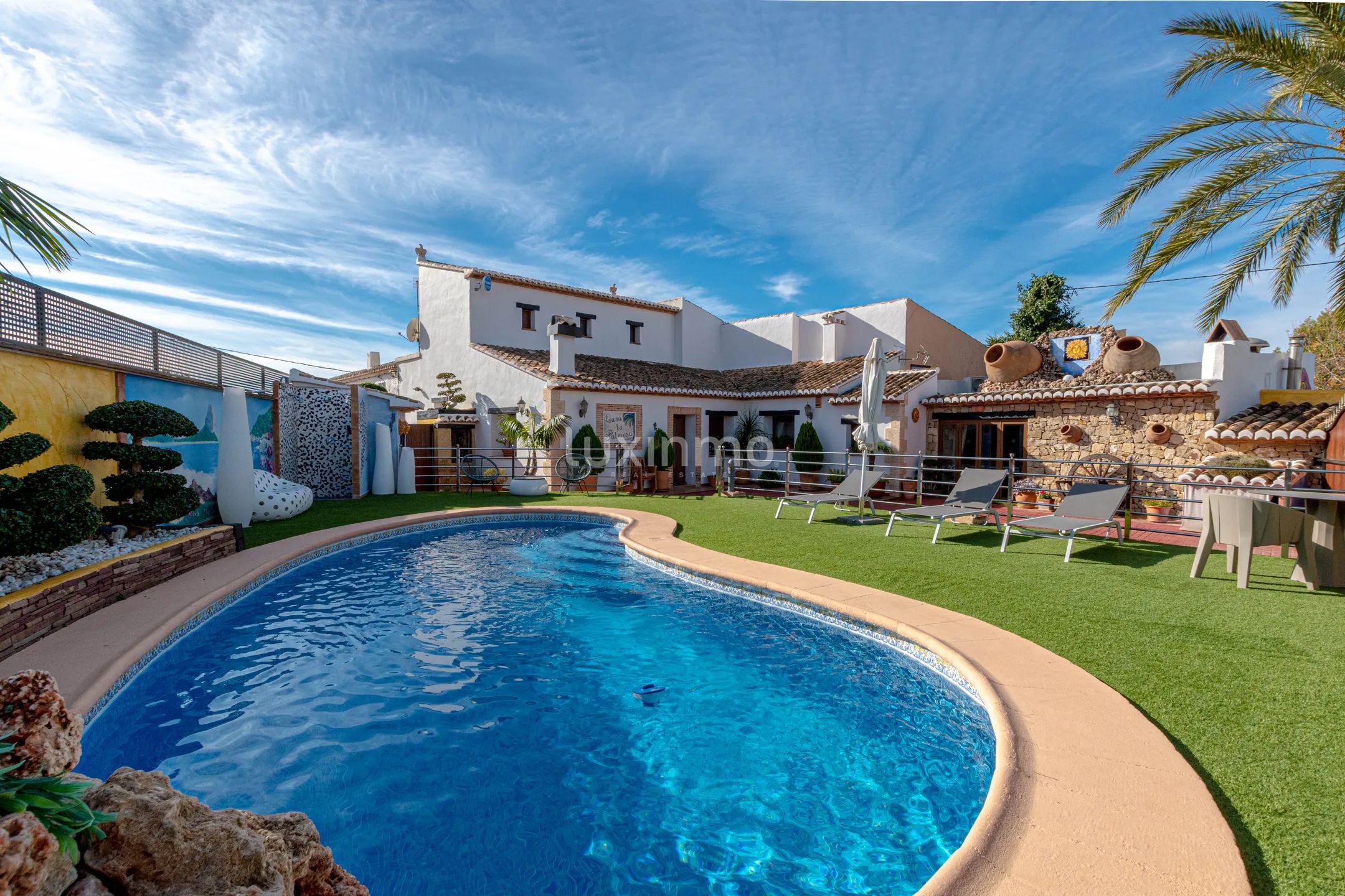 Rustic house with mountain views for rent in Pedramala Benissa