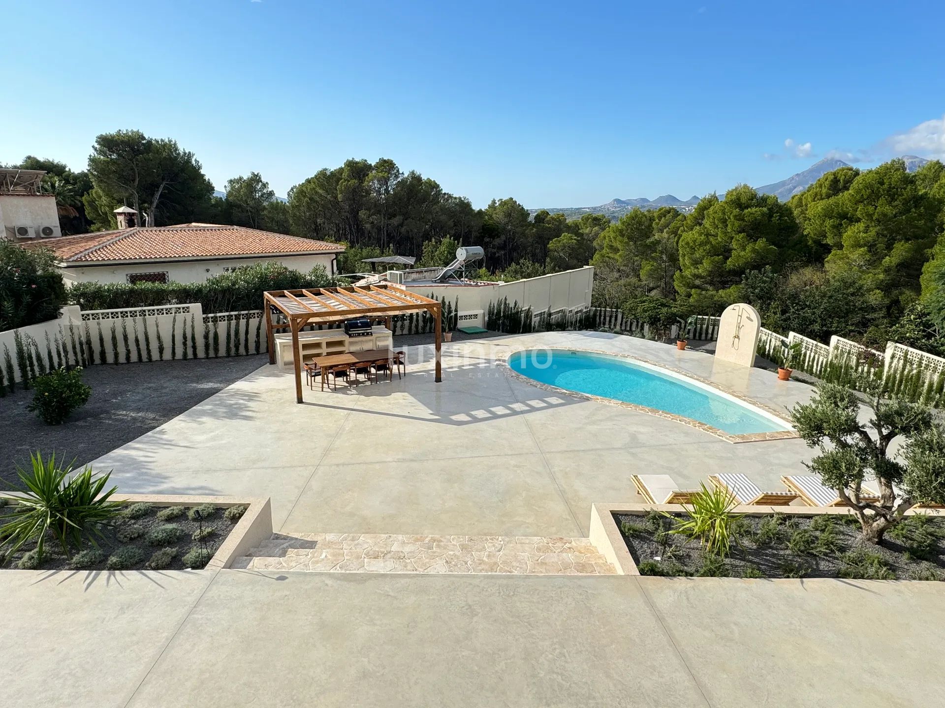 New build villa with sea views in Altea la Vella with private pool and guest house — photo 2