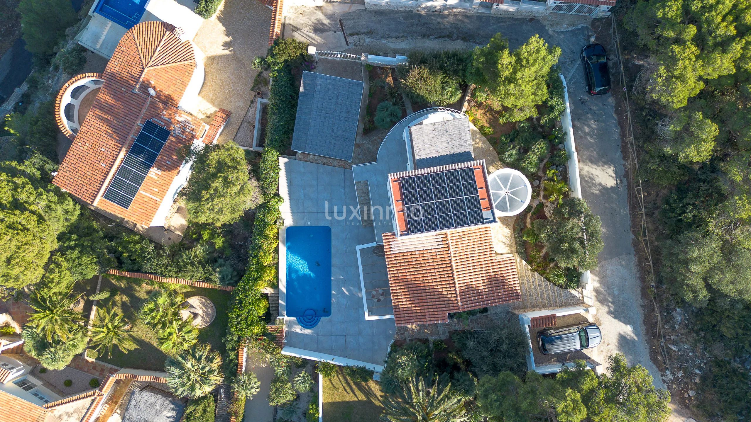Lyxig villa i Ibiza-stil med havsutsikt i Cabo la Nao, Jávea — photo 18