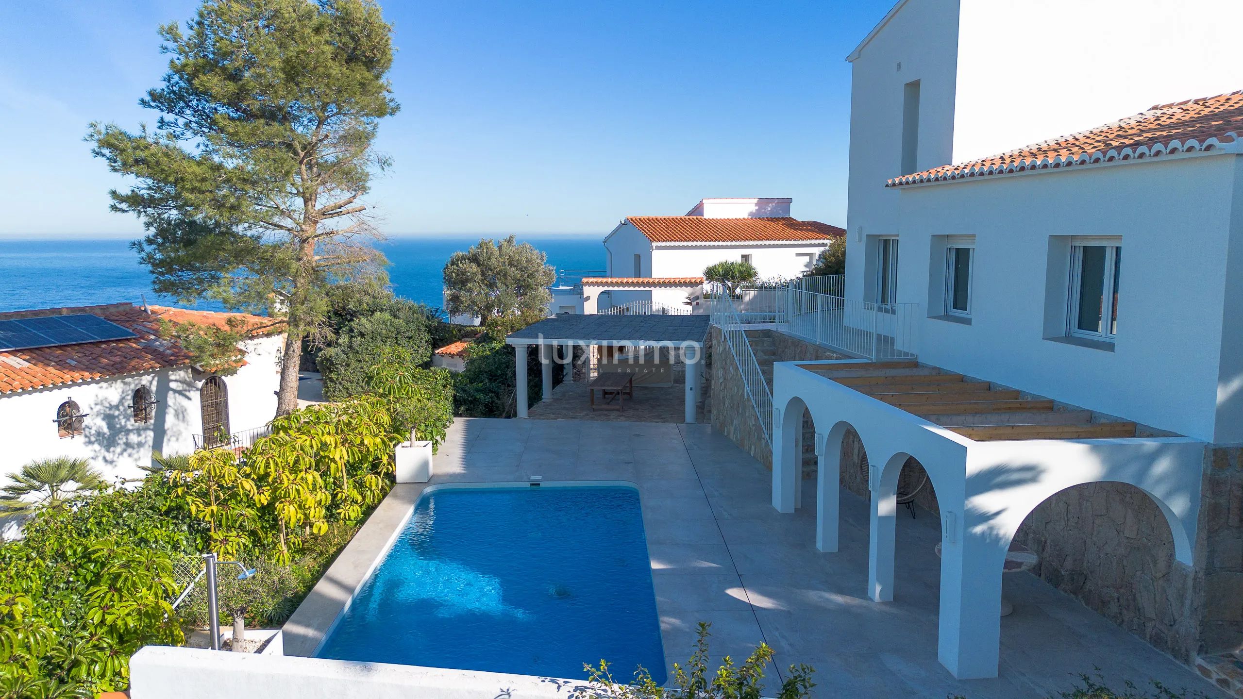 Lyxig villa i Ibiza-stil med havsutsikt i Cabo la Nao, Jávea — photo 16