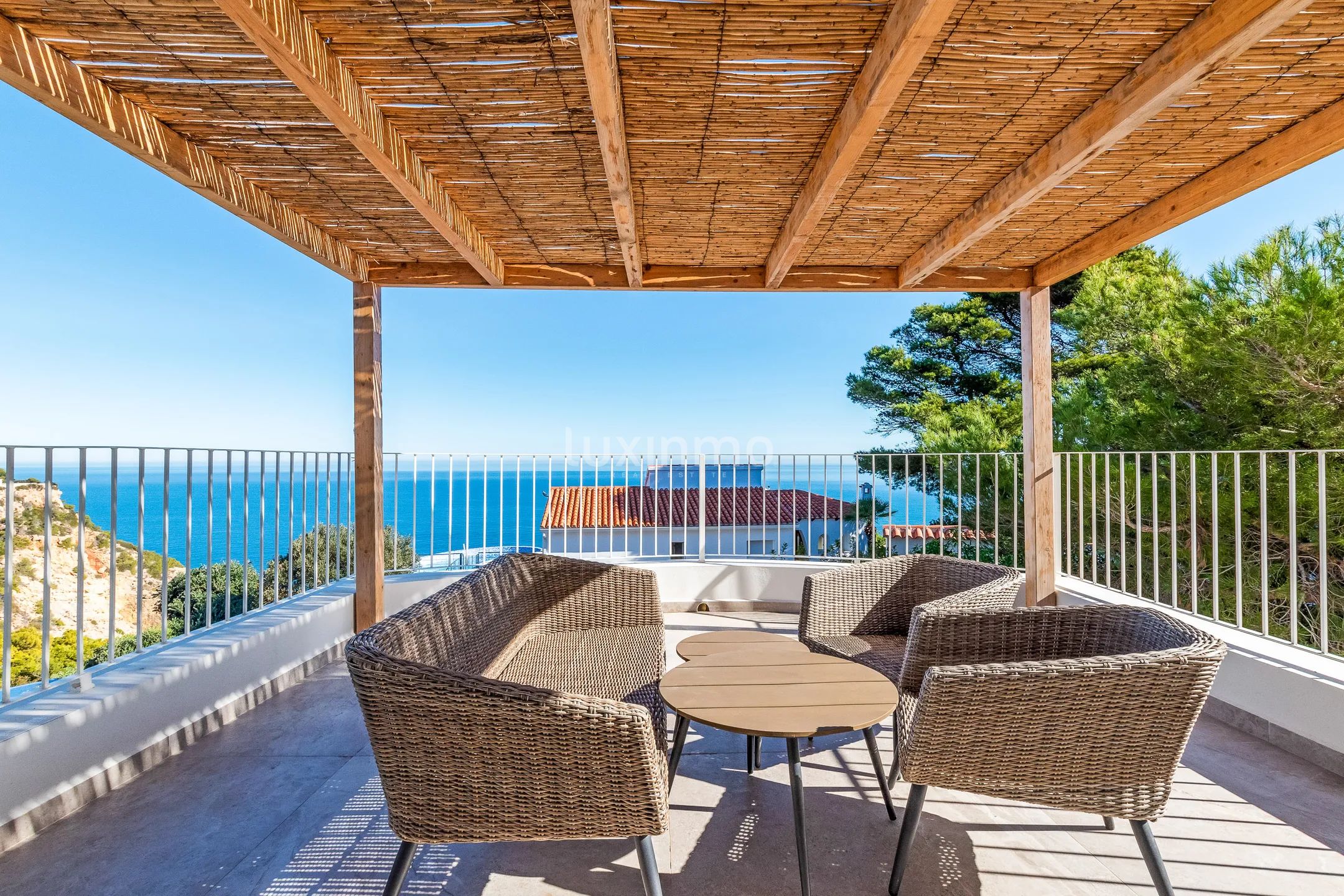Lyxig villa i Ibiza-stil med havsutsikt i Cabo la Nao, Jávea — photo 13