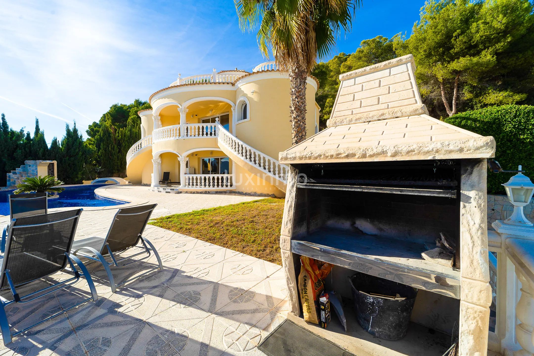 Impresionante villa de estilo mediterráneo con vistas al mar en Calpe — photo 33