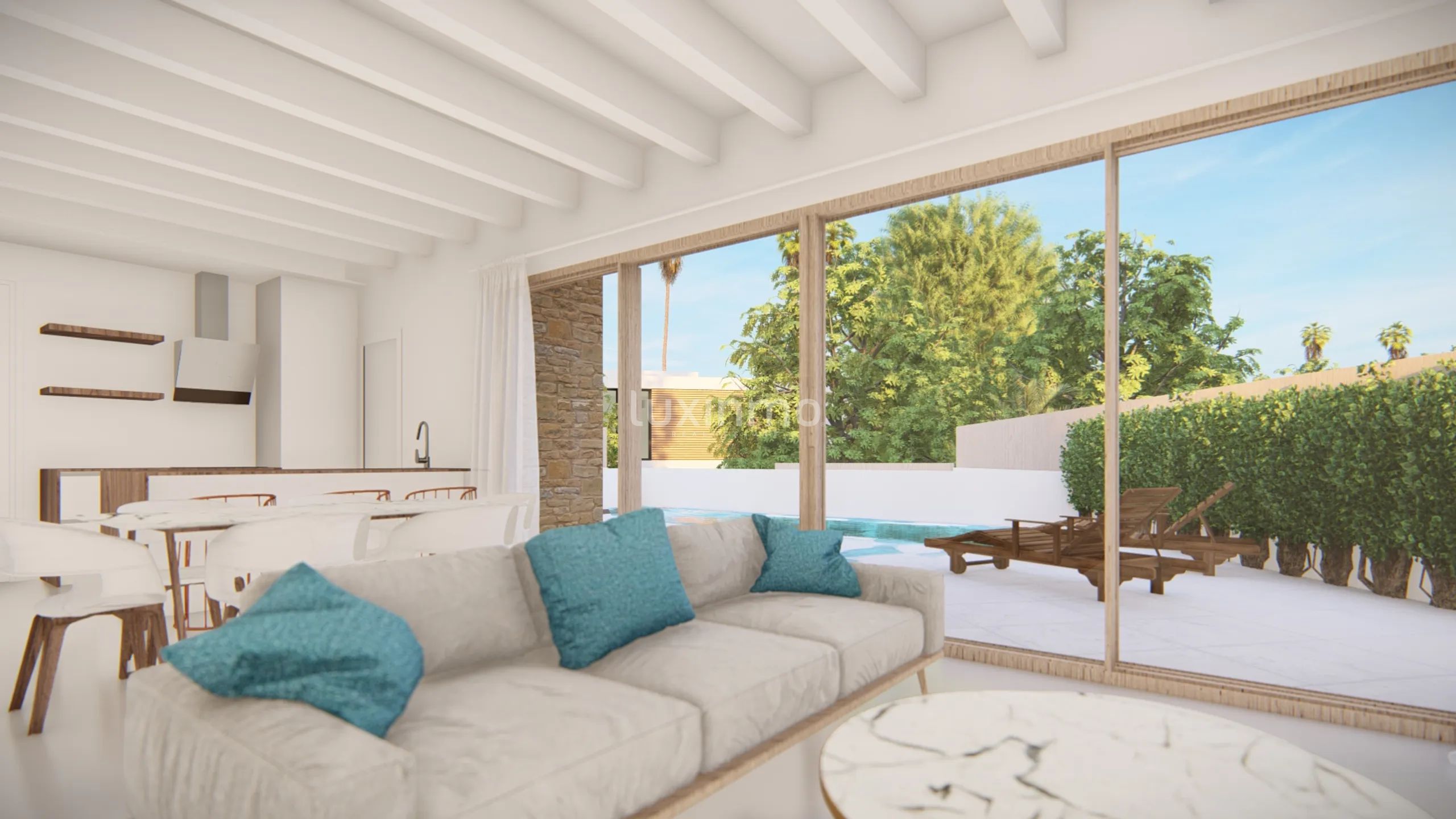 Impresionante villa de nueva construcción de estilo ibicenco en San Miguel de Salinas — photo 4