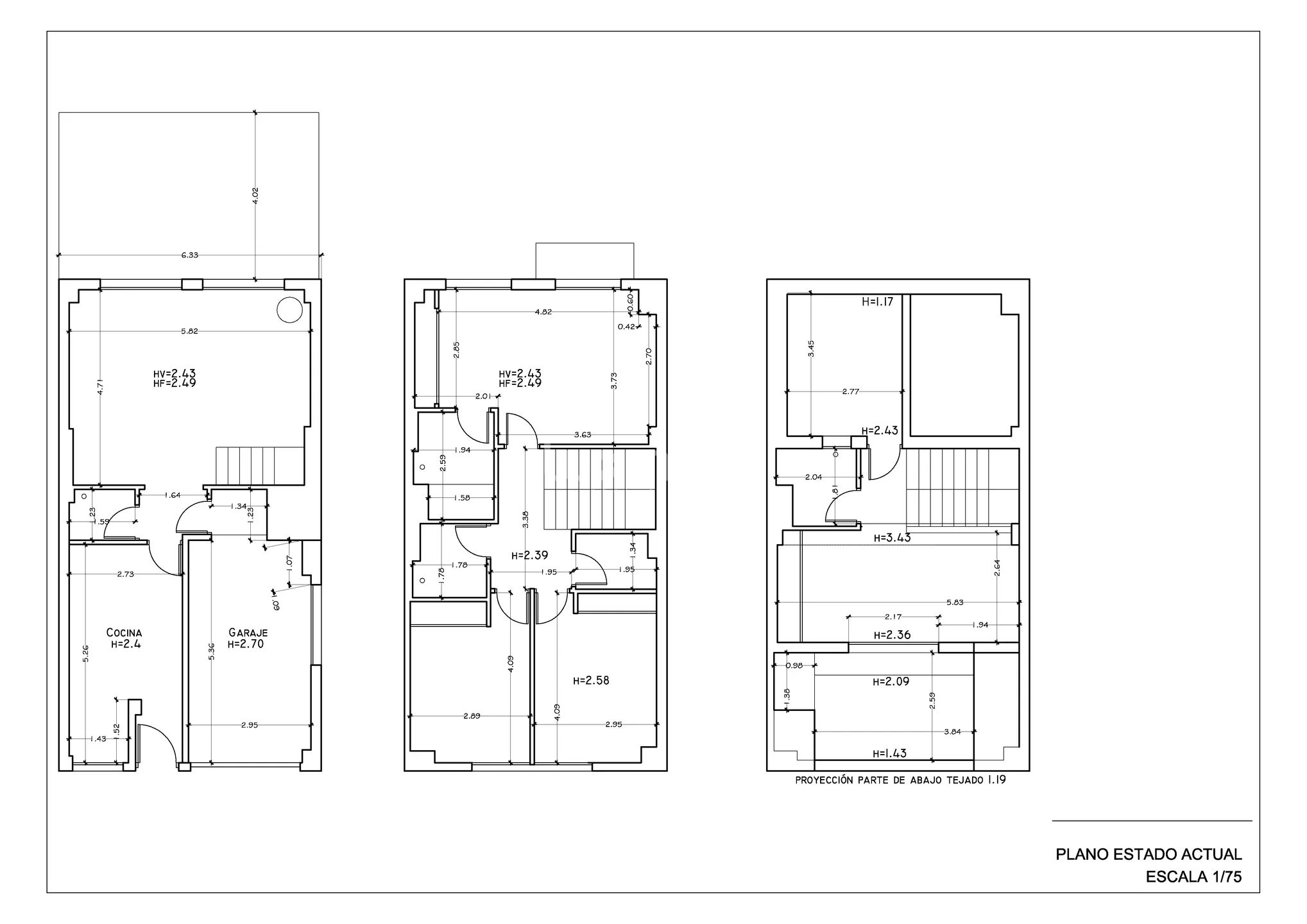 Charming terraced house in Javea close to the center and Arenal beach — Floor Plan 1
