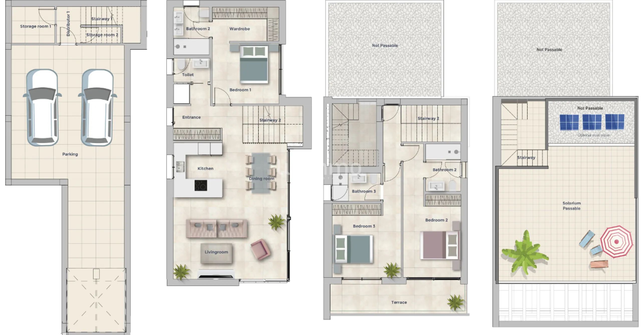 Modern Villa in Finestrat village — Floor Plan 1