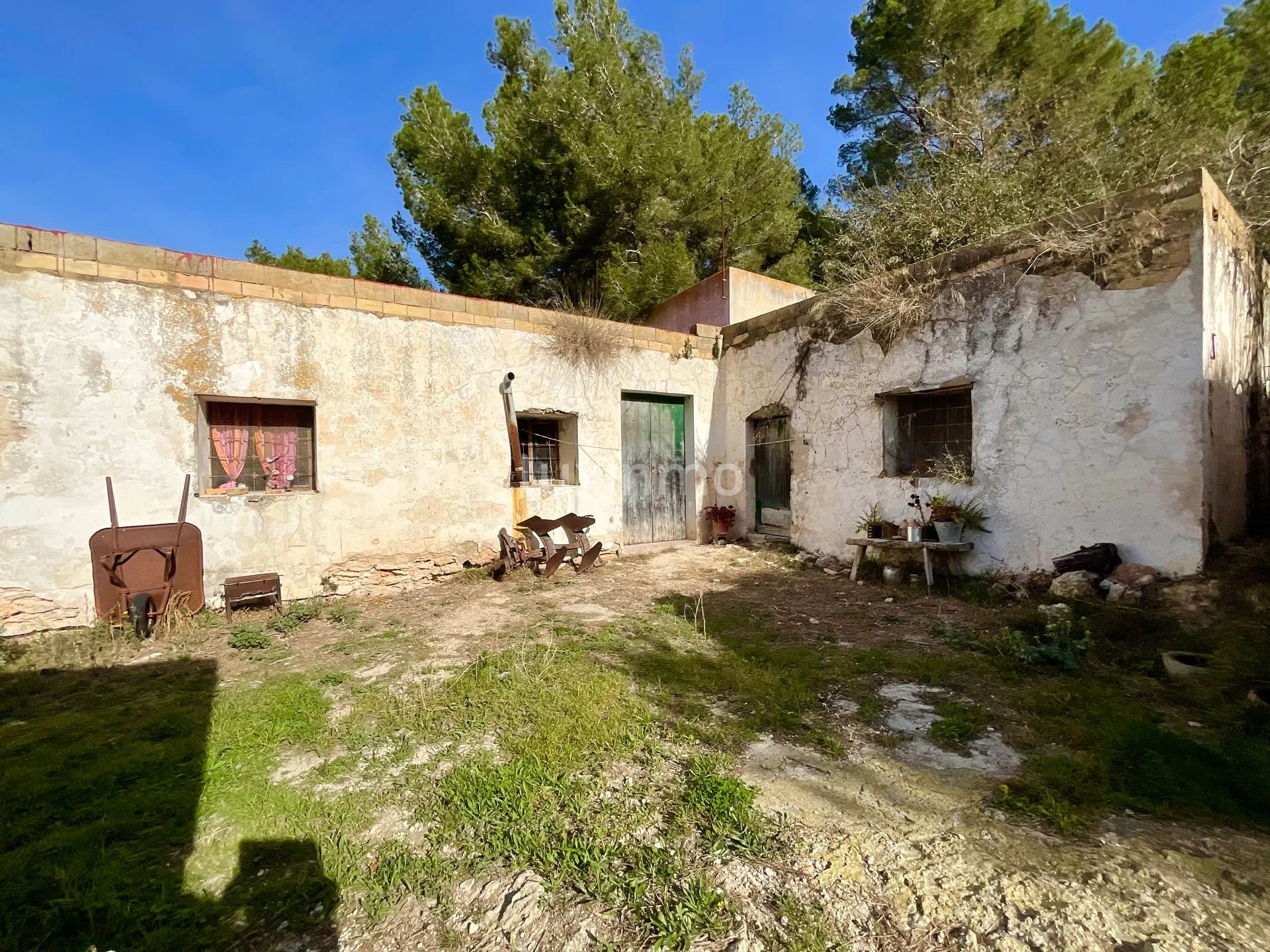 100 jaar oude finca die gerenoveerd moet worden in het idyllische platteland van San Rafael, Ibiza — photo 8