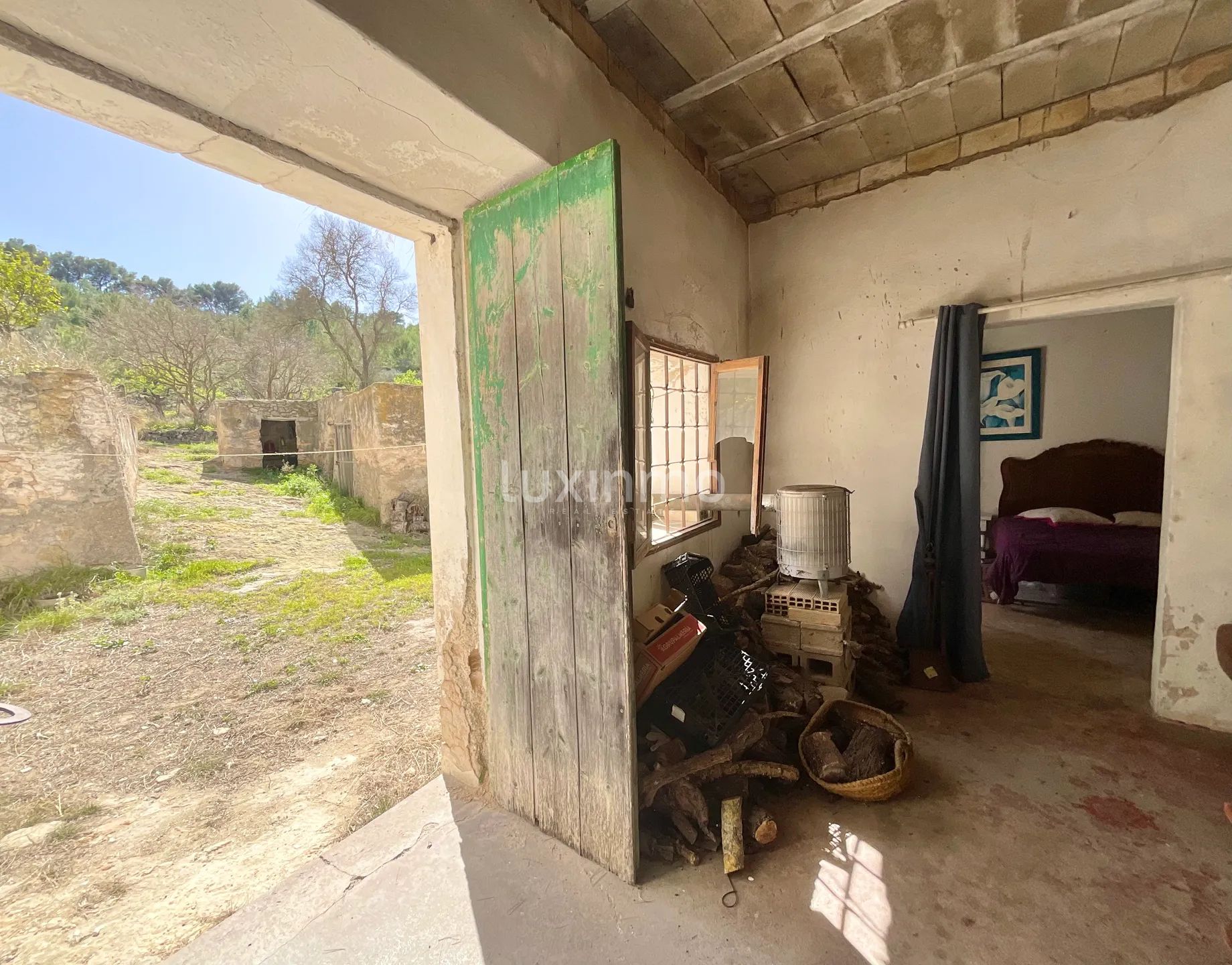 100 jaar oude finca die gerenoveerd moet worden in het idyllische platteland van San Rafael, Ibiza — photo 10