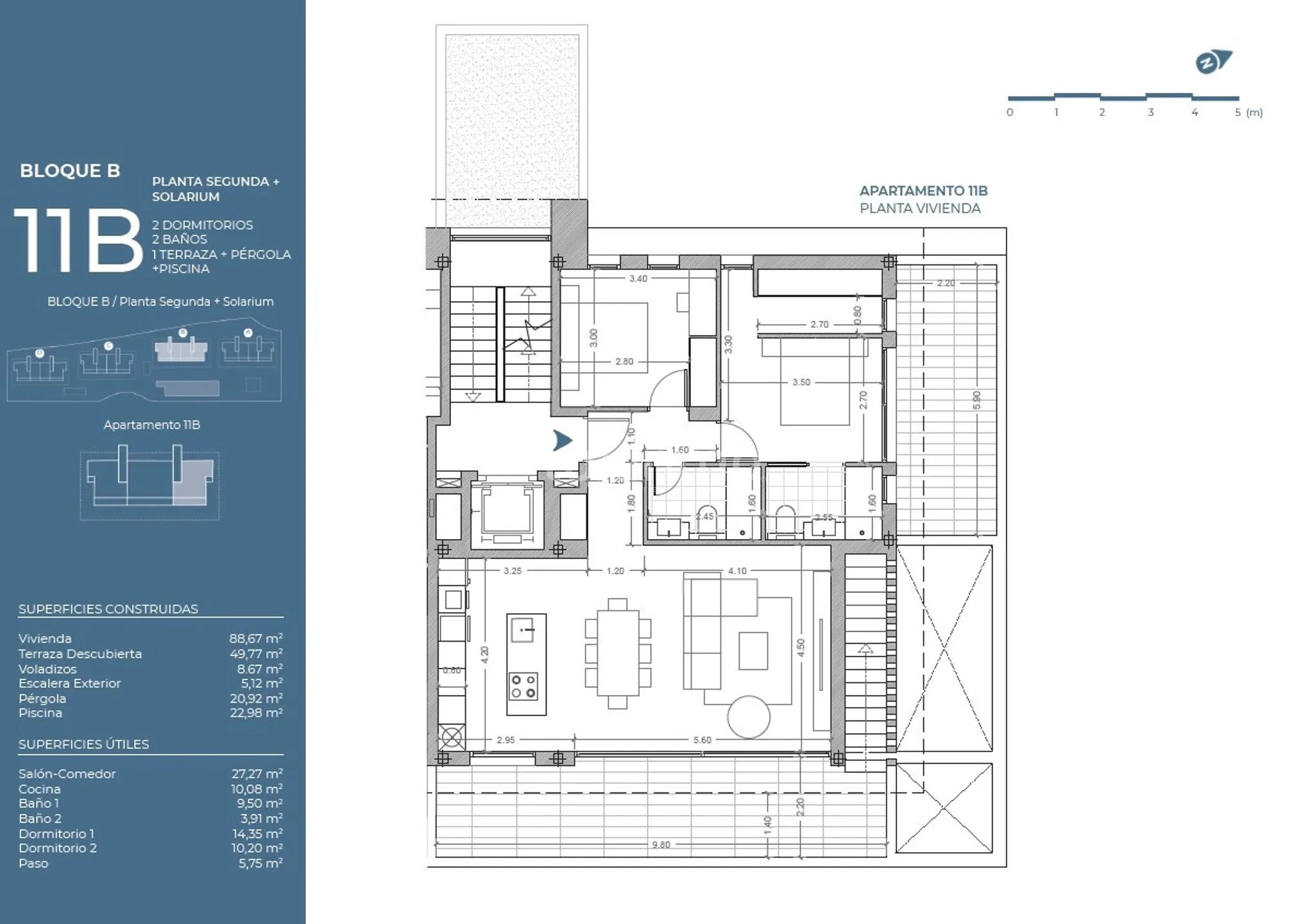 Modern Penthouse in The Tossal-Bello Horizonte — Floor Plan 1