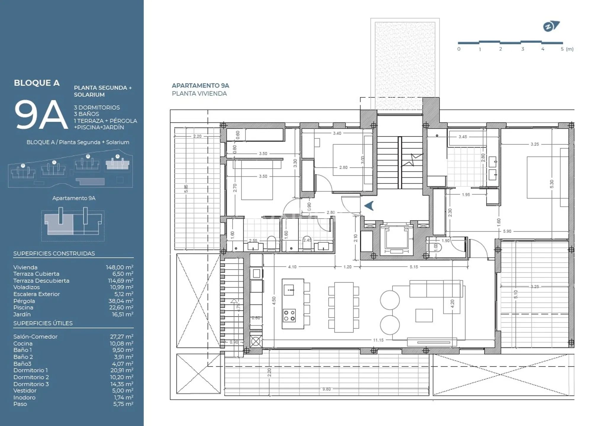 Modern Penthouse in El Tossal-Bello Horizonte — Floor Plan 2