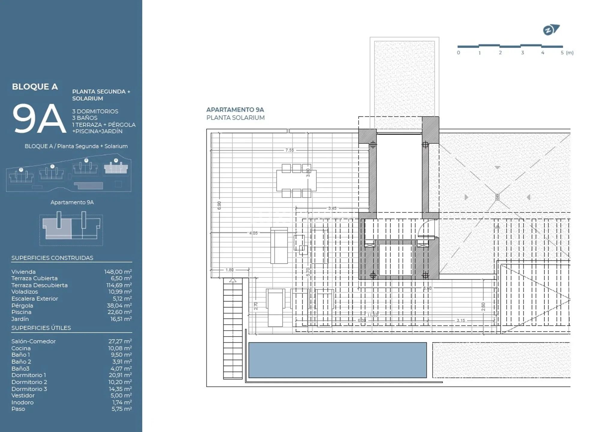 Modern Penthouse in El Tossal-Bello Horizonte — Floor Plan 1