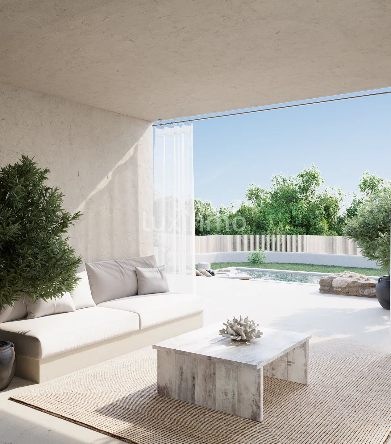 Neugebaute moderne Doppelhaushälfte mit privatem Swimmingpool in Strandnähe in Port des Torrent, Ibiza — photo 11