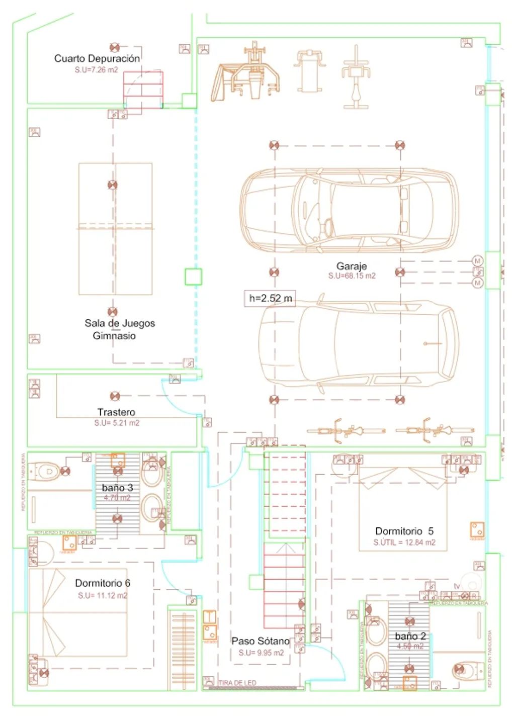 Front line beach villa with 5 bedrooms for sale in El Campello — Floor Plan 2